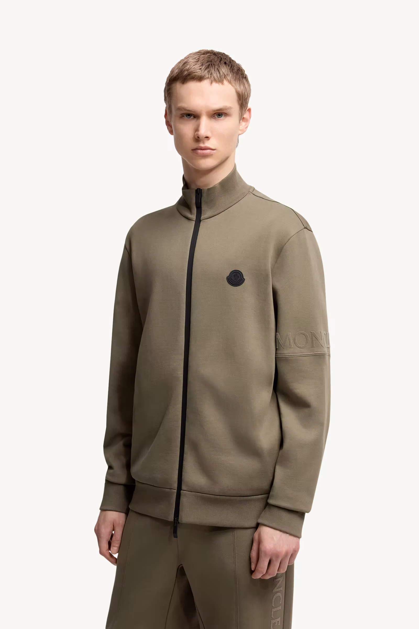 Cotton Zip-Up Sweatshirt