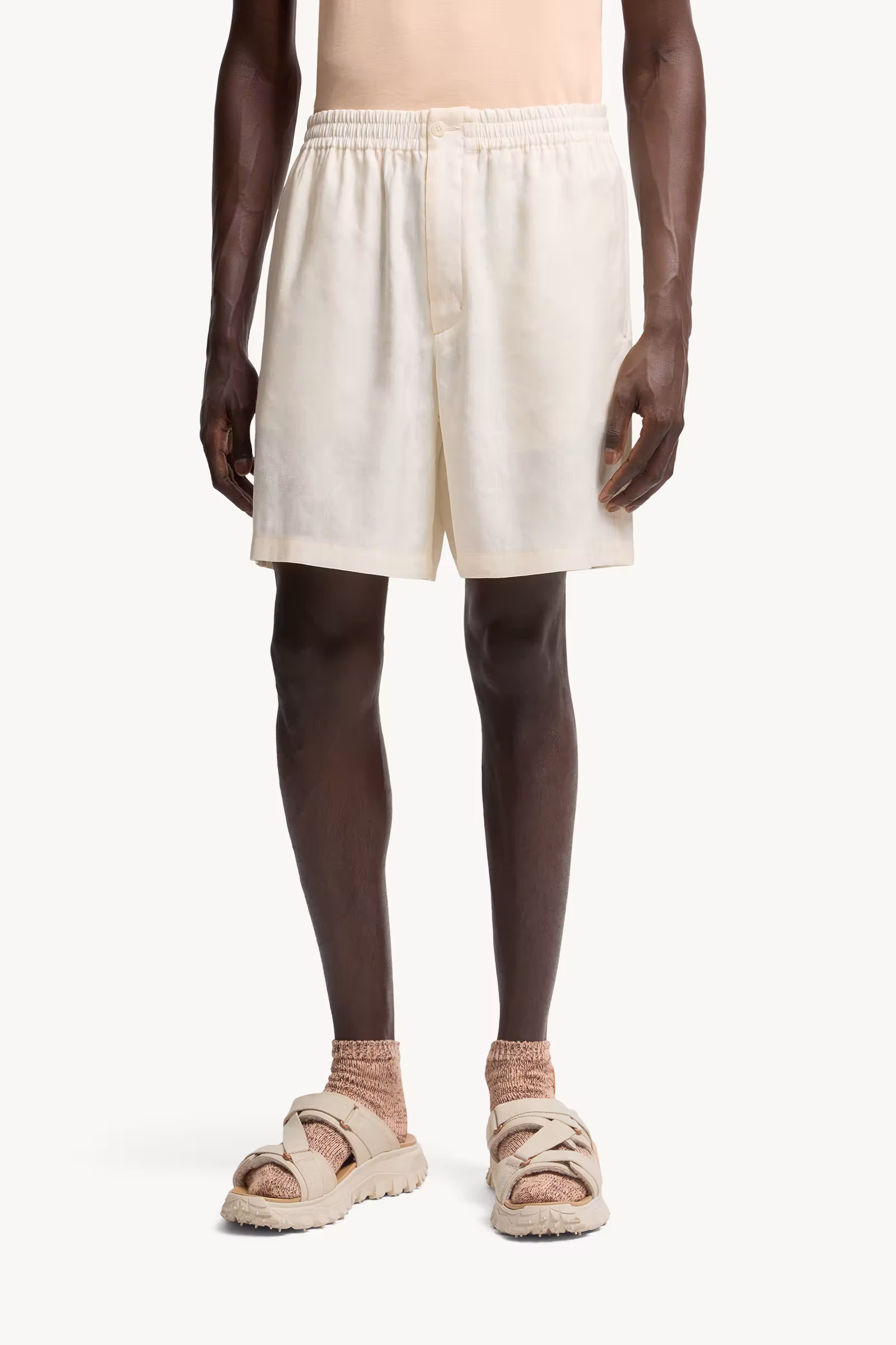 Moncler x Gilga Farm by Donald Glover Linen Blend Shorts
