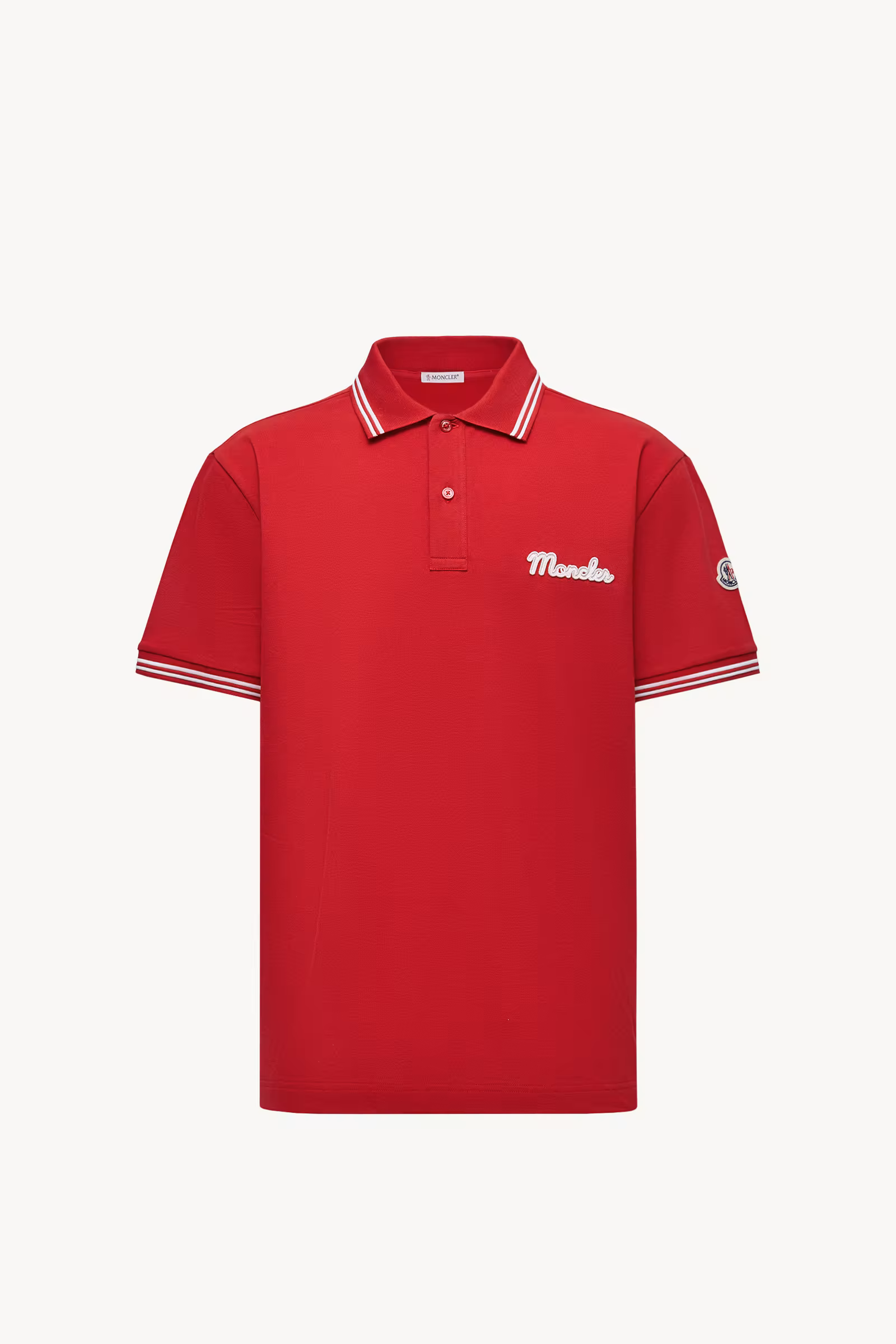 Embroidered Logo Cotton Piquet Polo Shirt