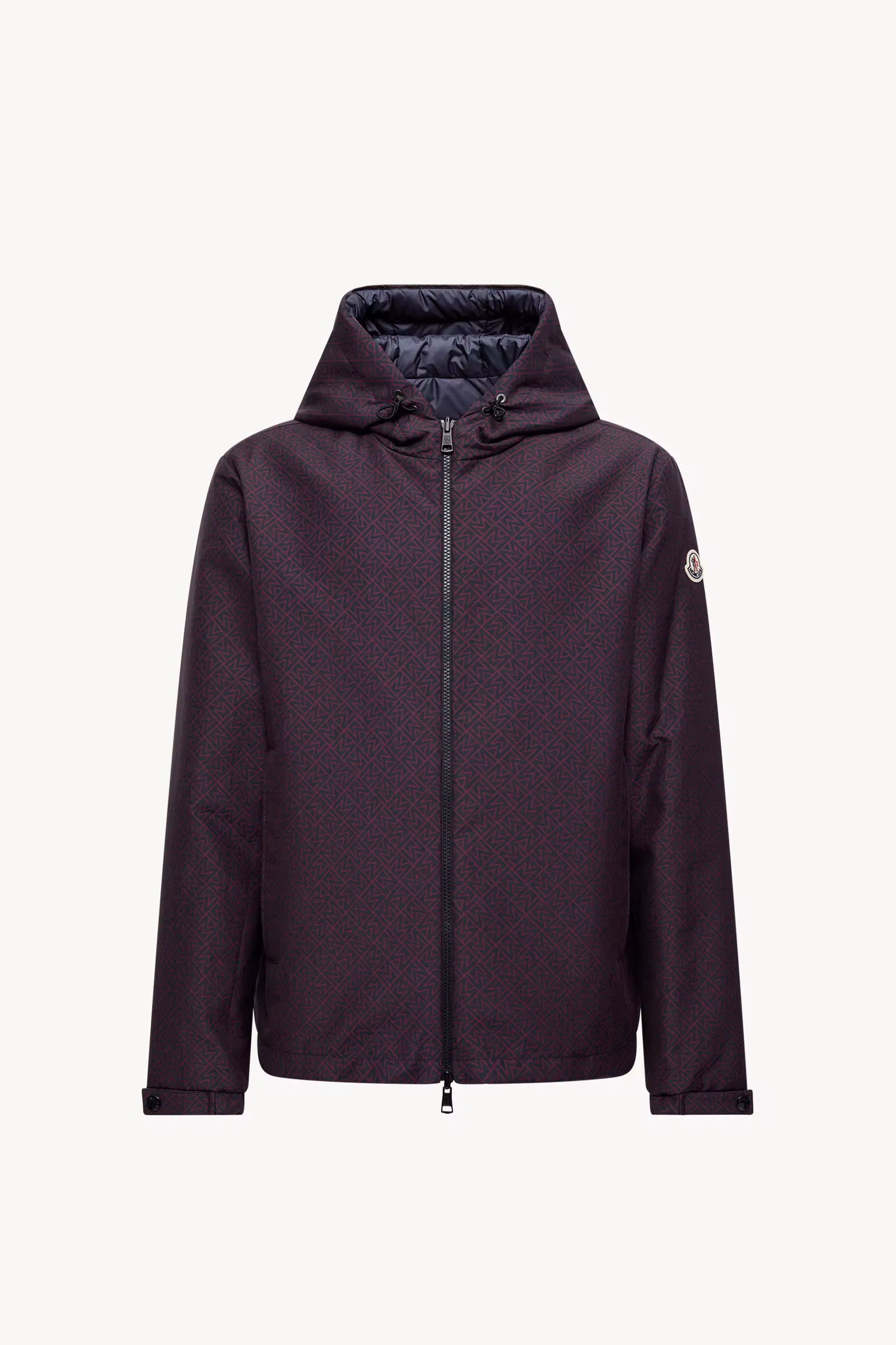 Monogram Guery Reversible Hooded Short Down Jacket