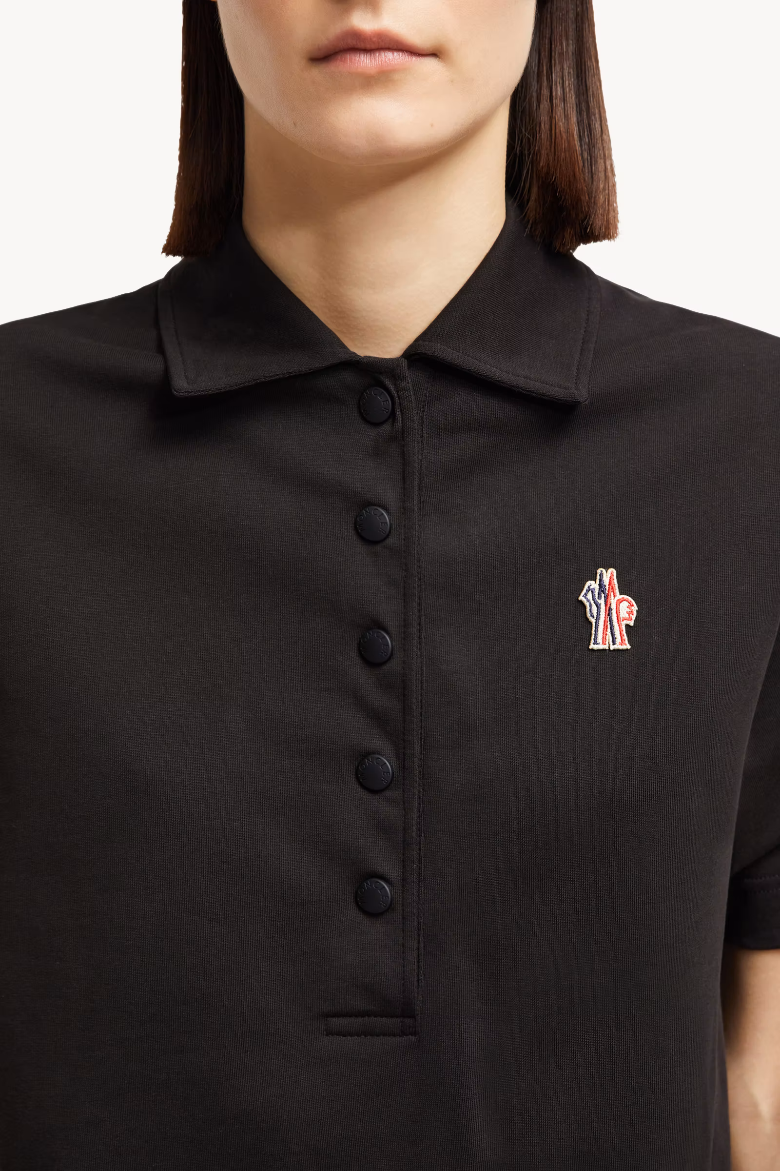 Logo Patch Cotton Polo Shirt