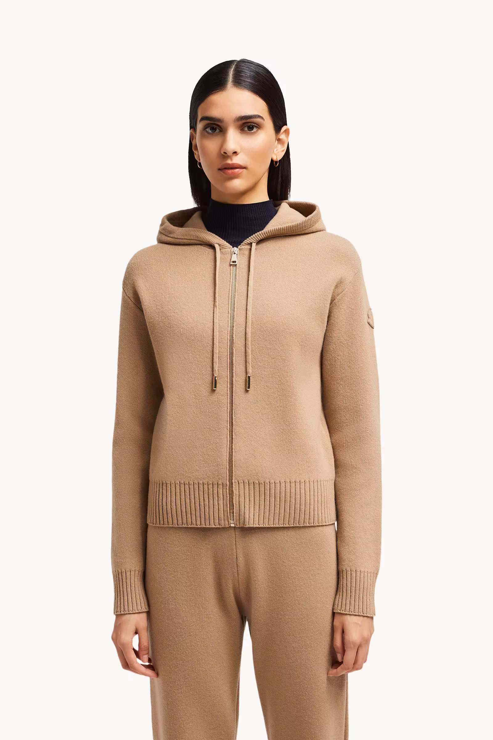 Wool & Cashmere Zip-Up Hoodie