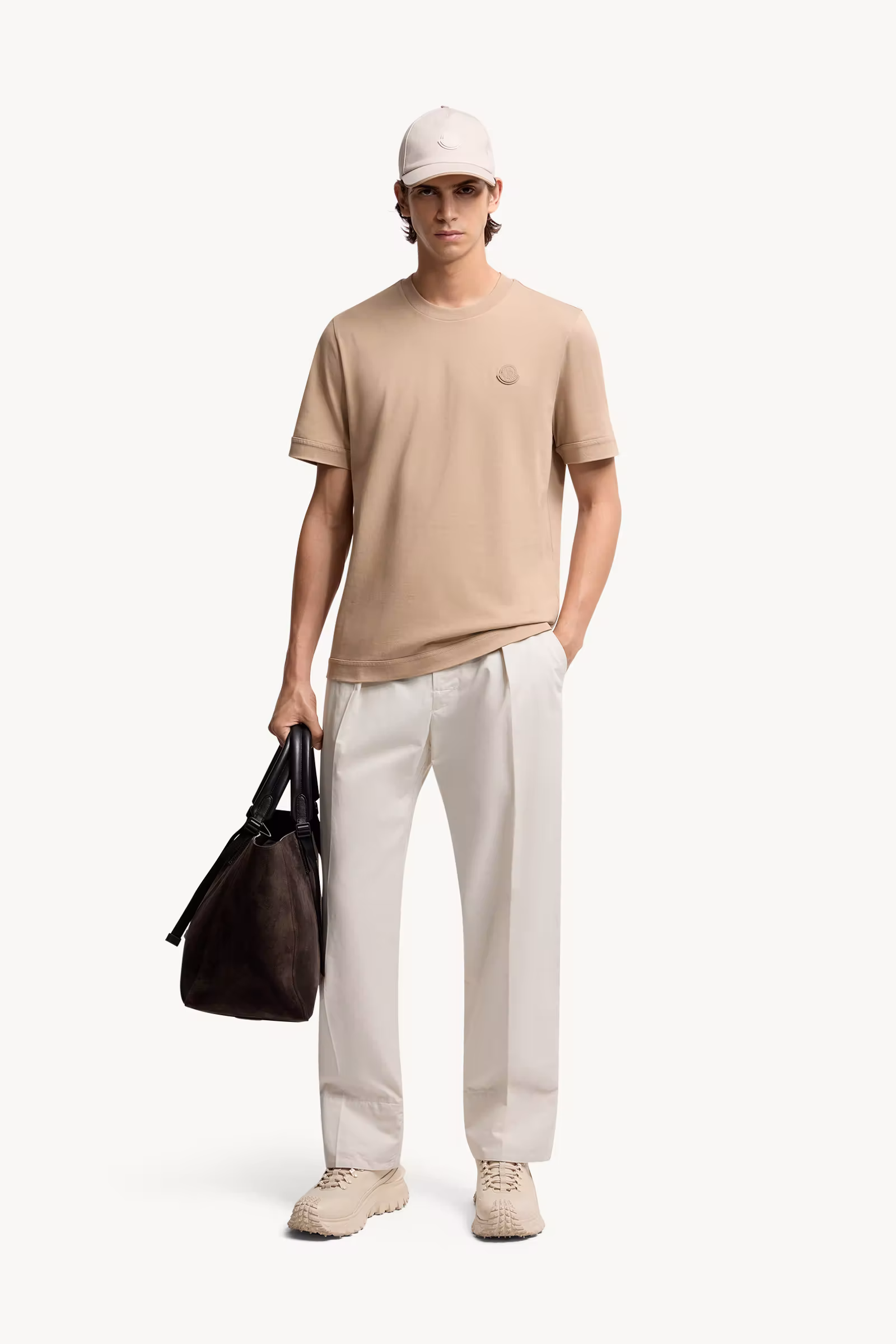 Logo Patch Cotton T-Shirt