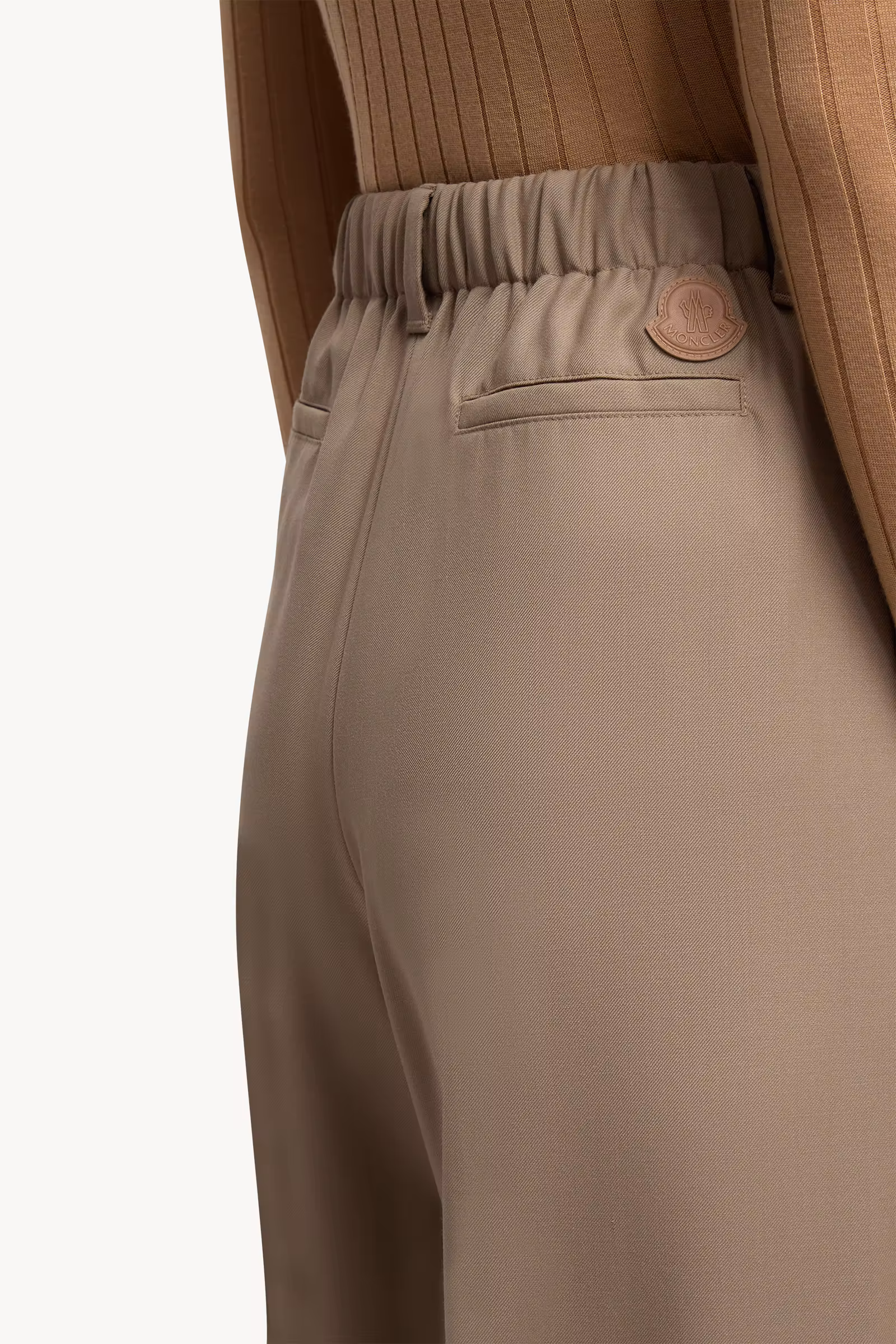 Wool Gabardine Tailored Pants