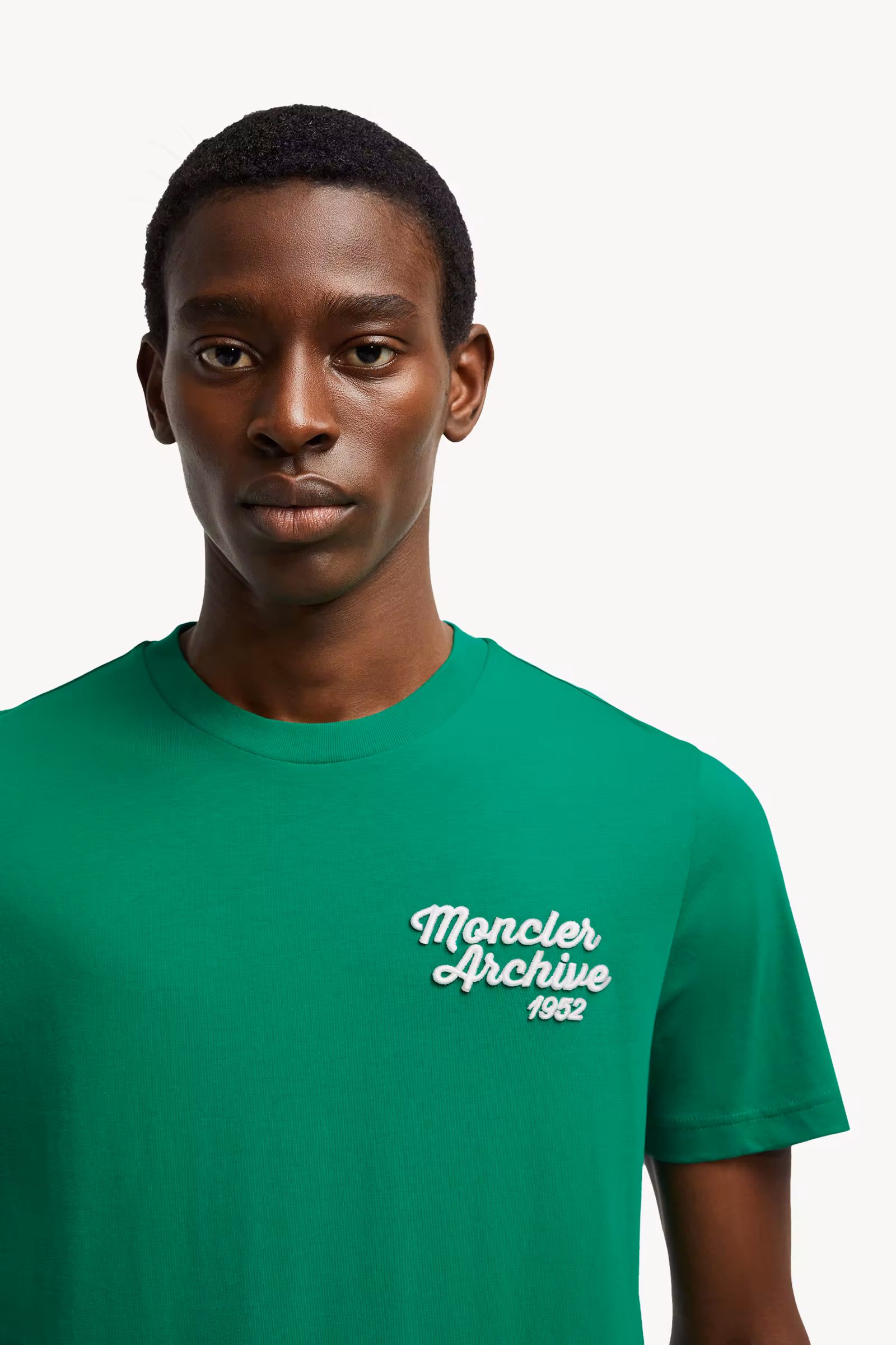 Embroidered Logo Cotton T-Shirt