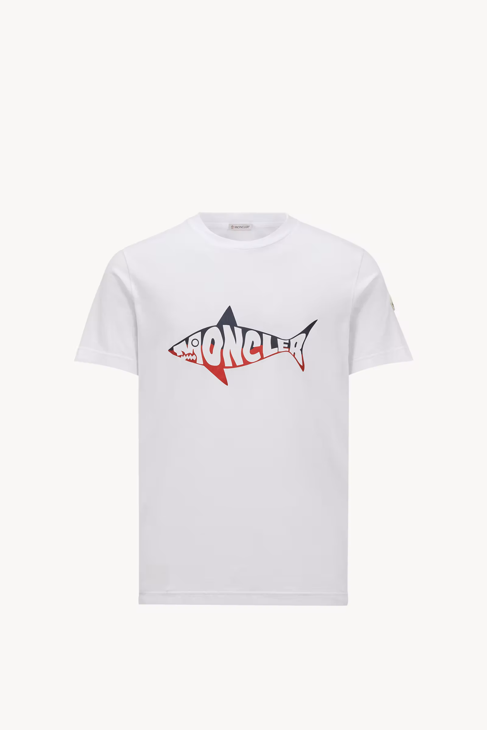 Shark Logo Cotton T-Shirt
