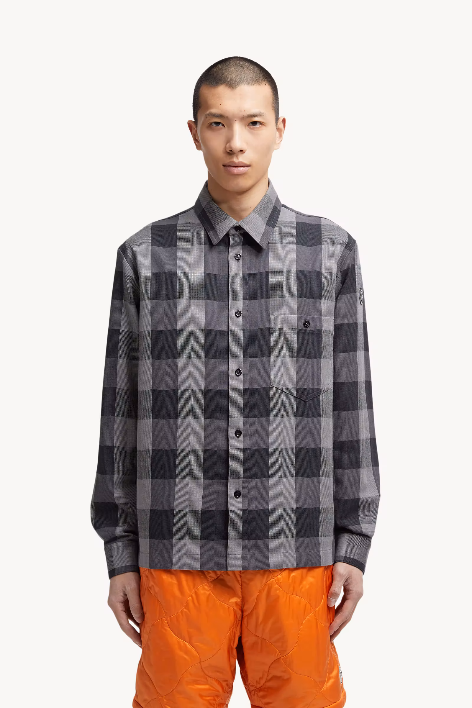 Moncler x Mercedes-Benz by NIGO Plaid Cotton Shirt