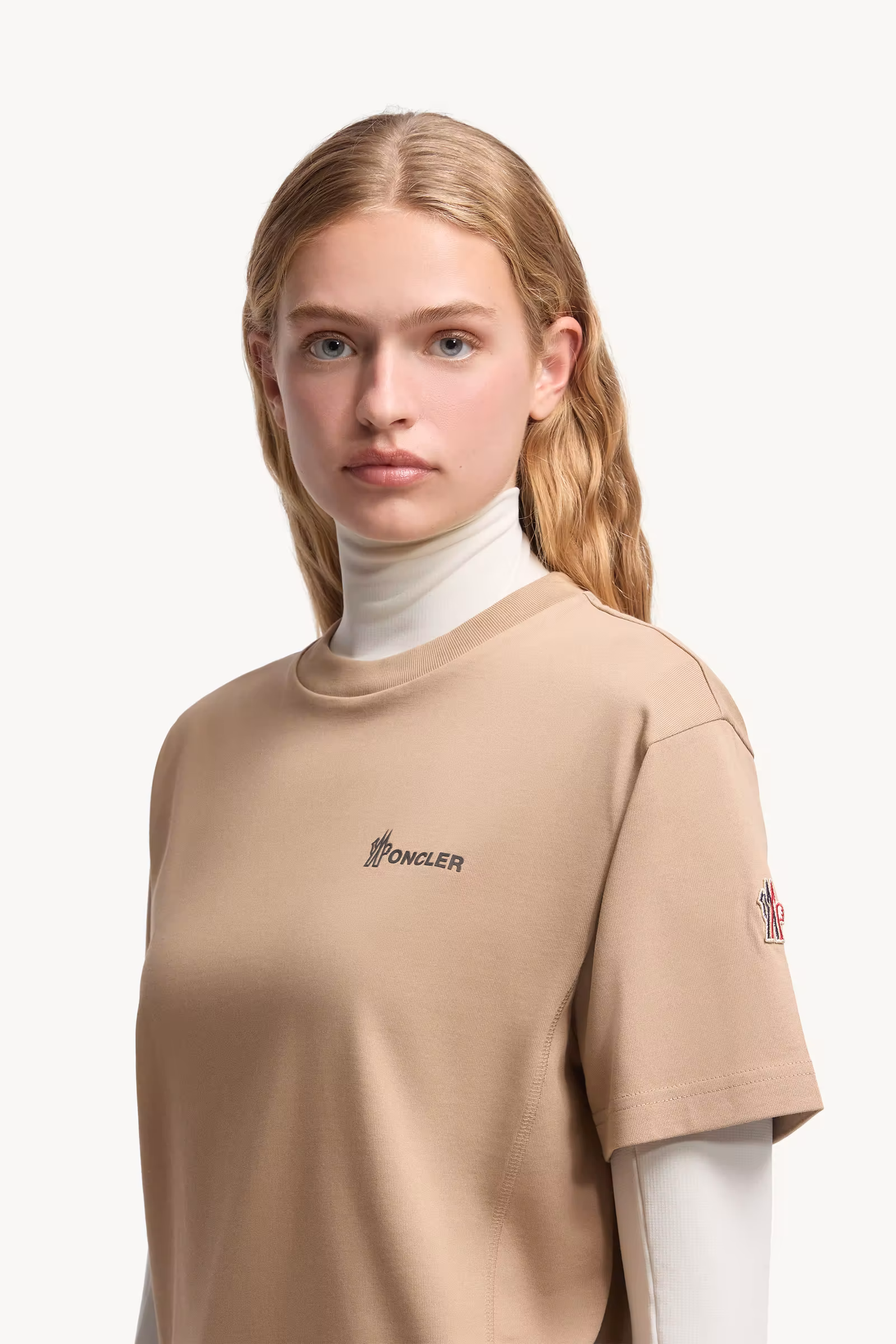 Embossed Logo Cotton T-Shirt