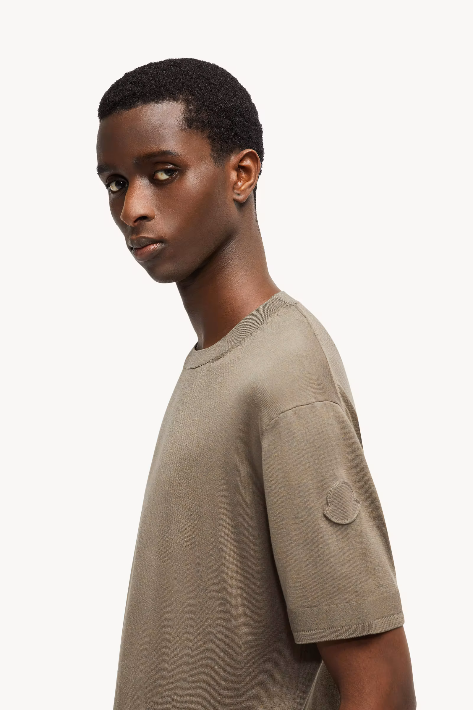 Silk & Cotton Knit T-Shirt