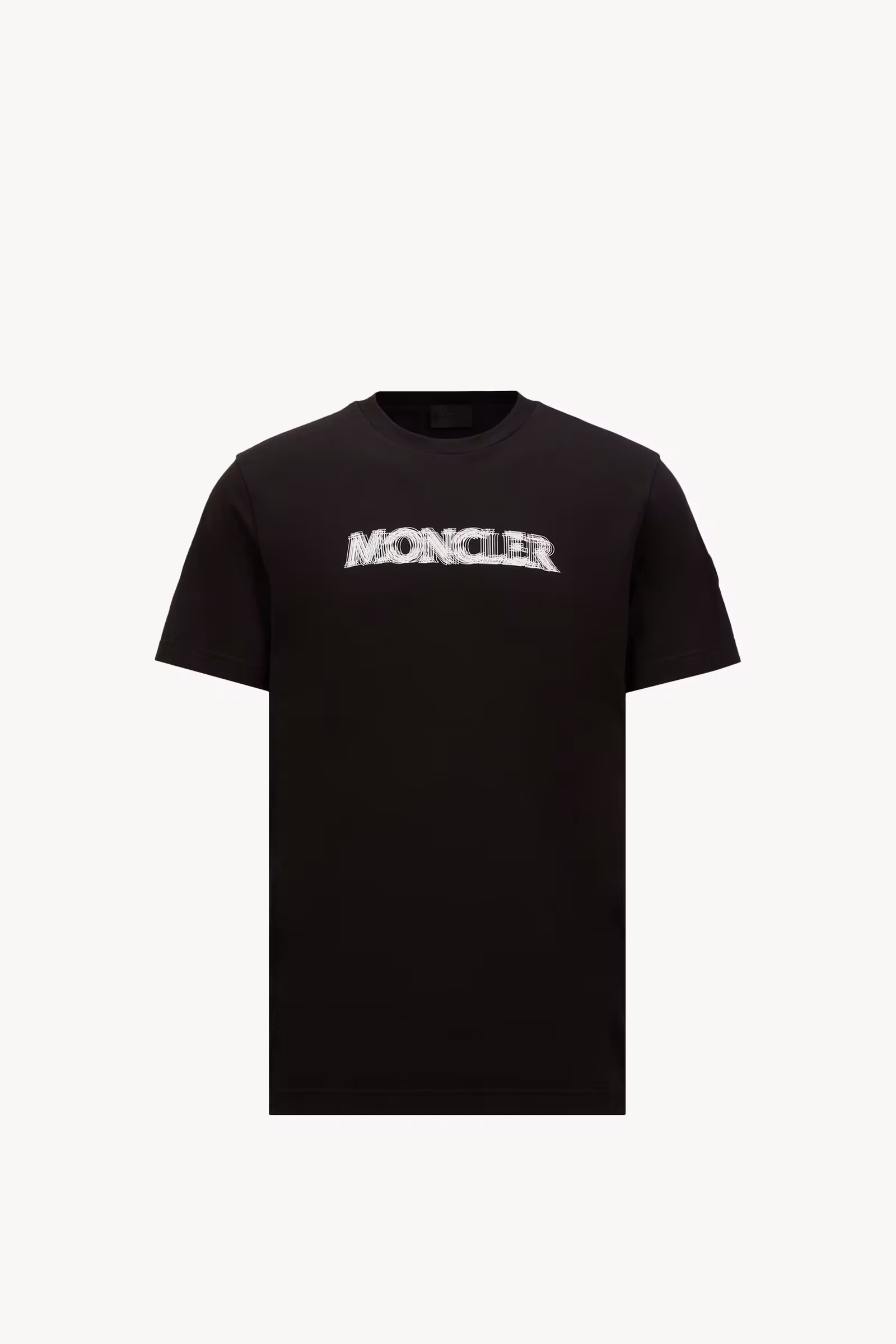 Blurred Logo Cotton T-Shirt