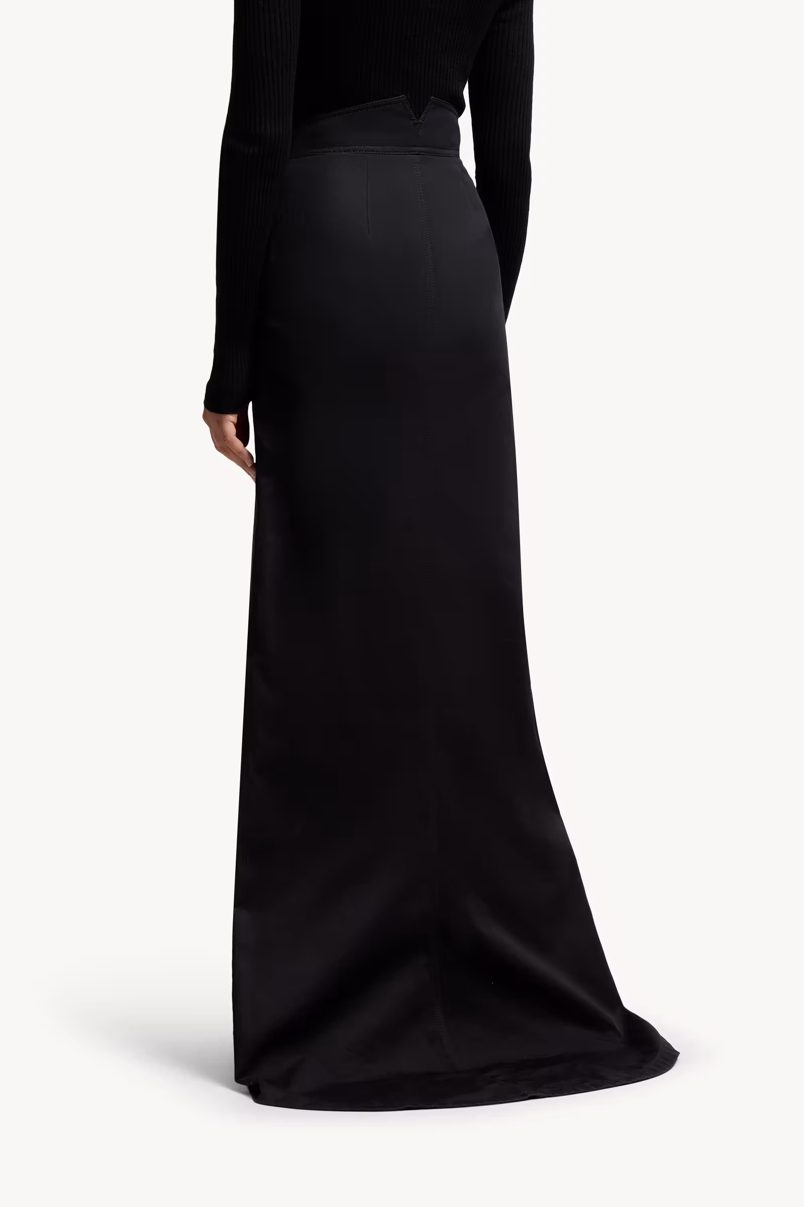 Moncler x EE72 by Edward Enninful Cotton Gabardine Maxi Skirt