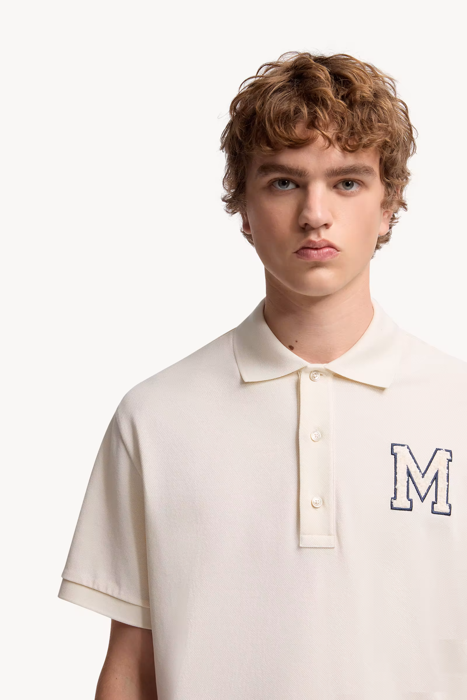 Monogram Cotton Piquet Polo Shirt