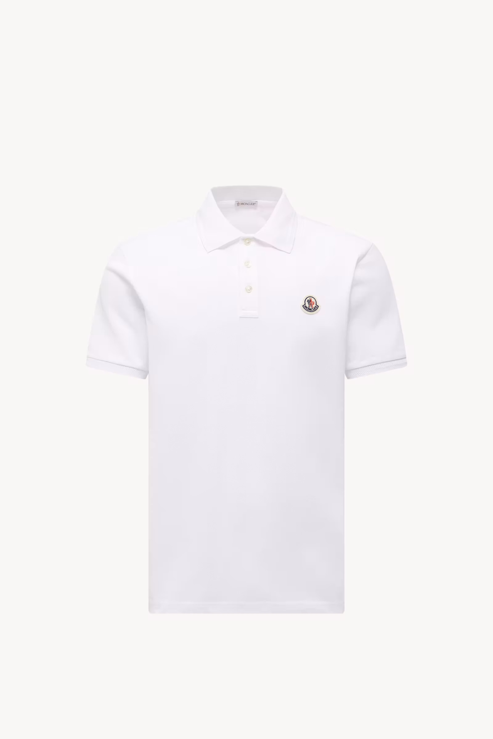 Logo Patch Cotton Piquet Polo Shirt