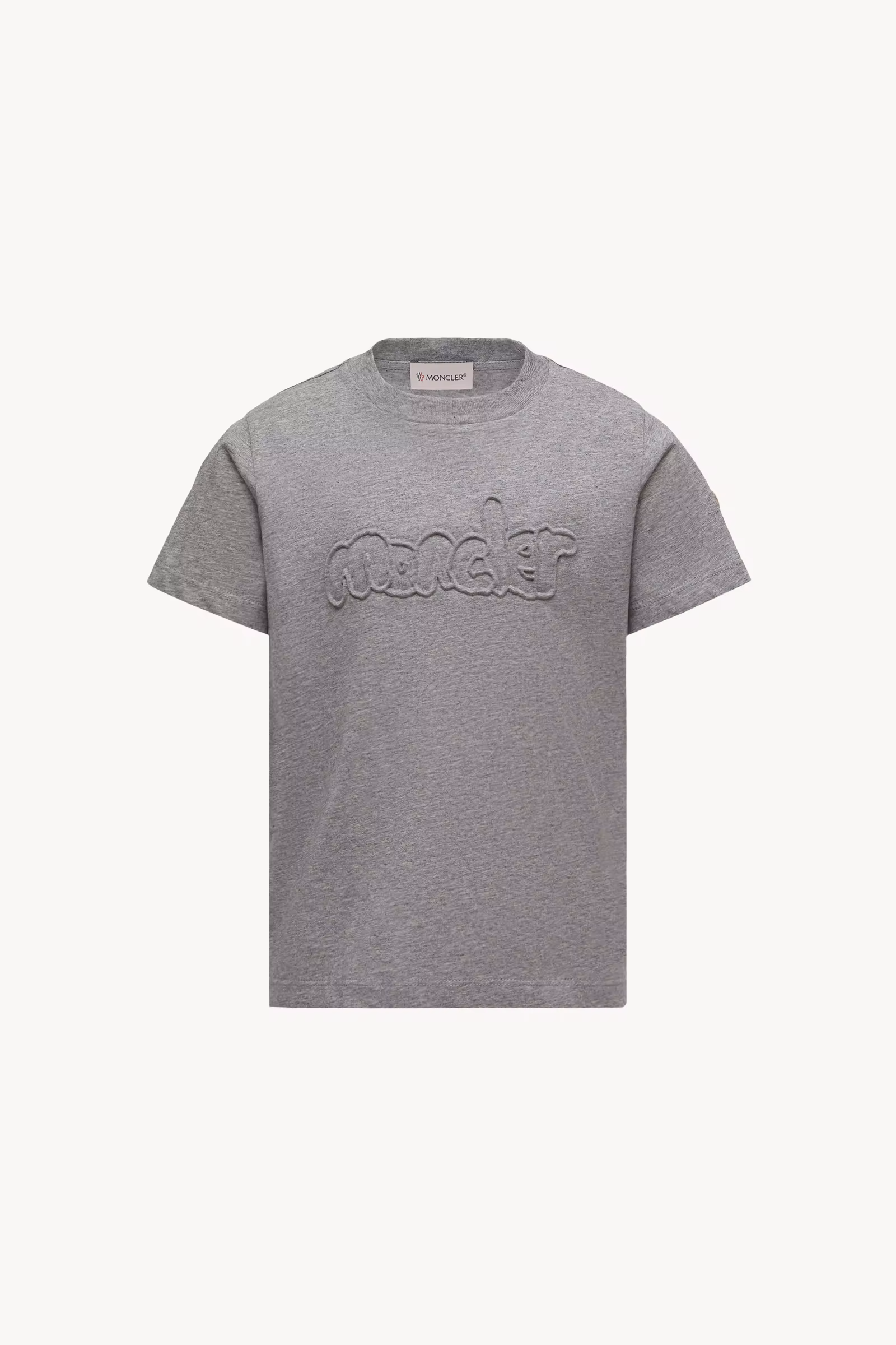 Textured Logo Cotton T-Shirt
