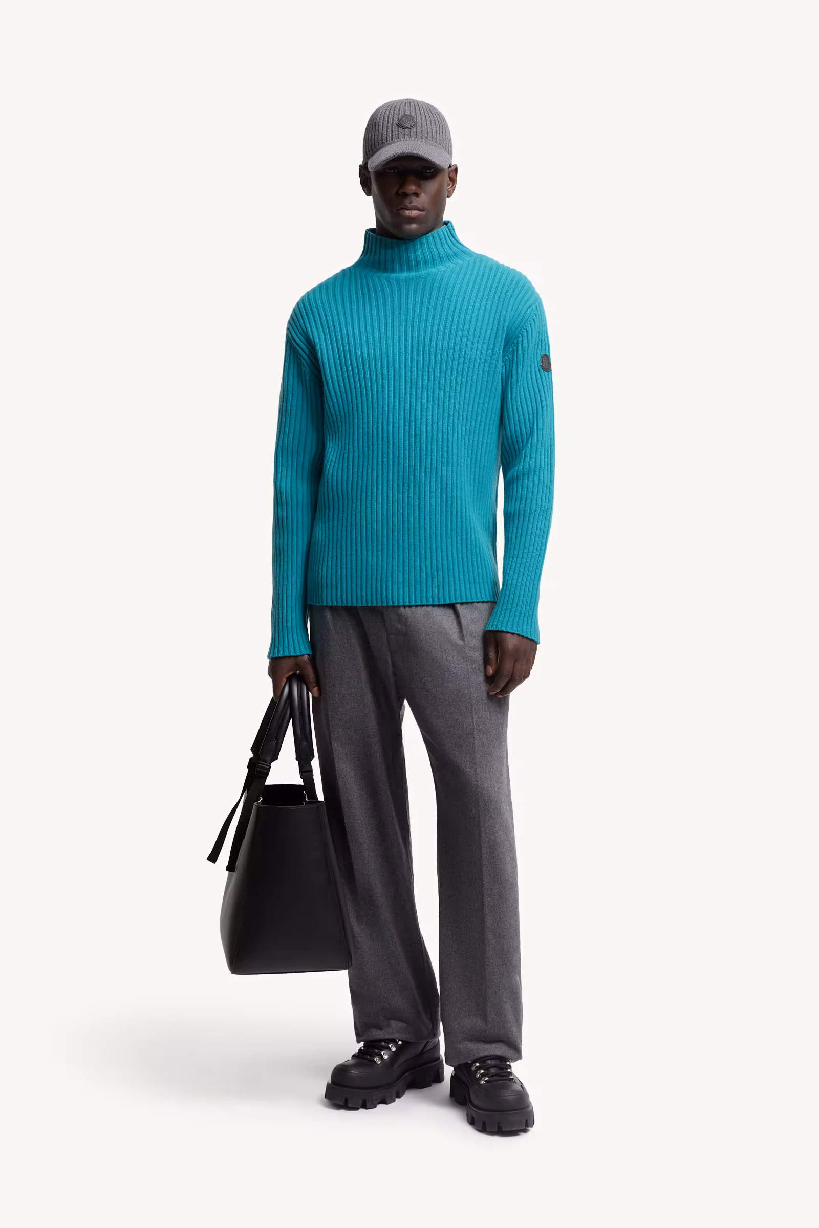 Wool & Cashmere Turtleneck Sweater