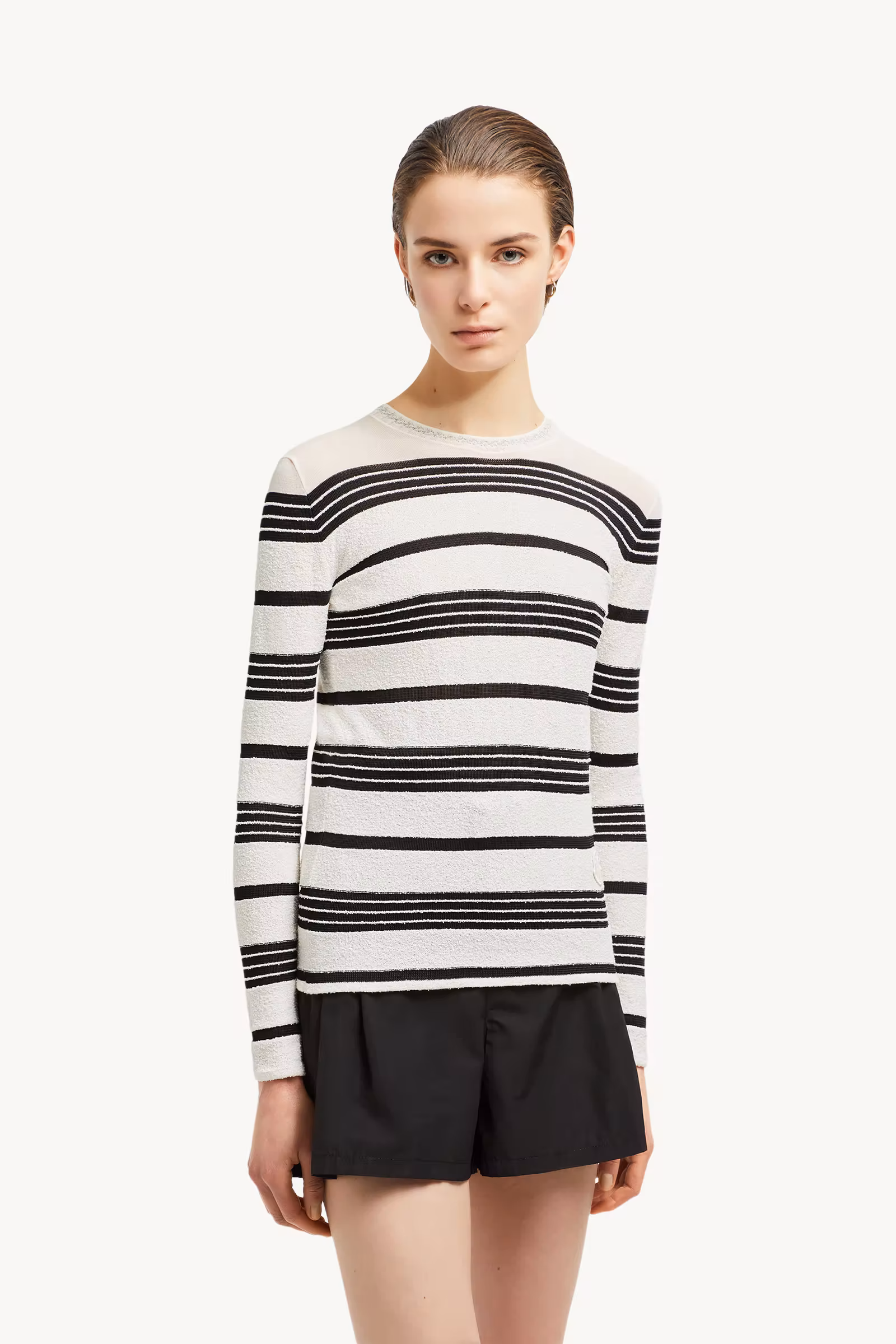 Striped Bouclé Sweater