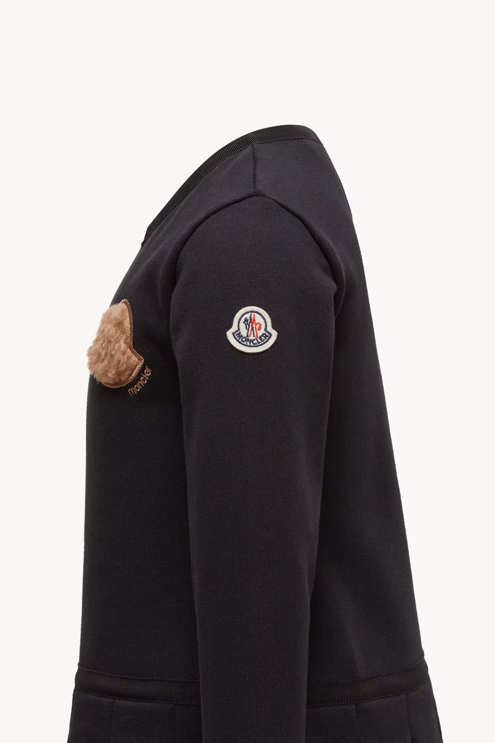 Teddy Logo Pleated Cotton Dress