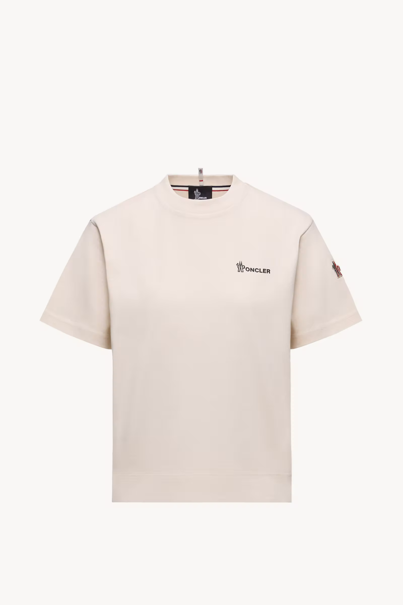 Embossed Logo Cotton T-Shirt