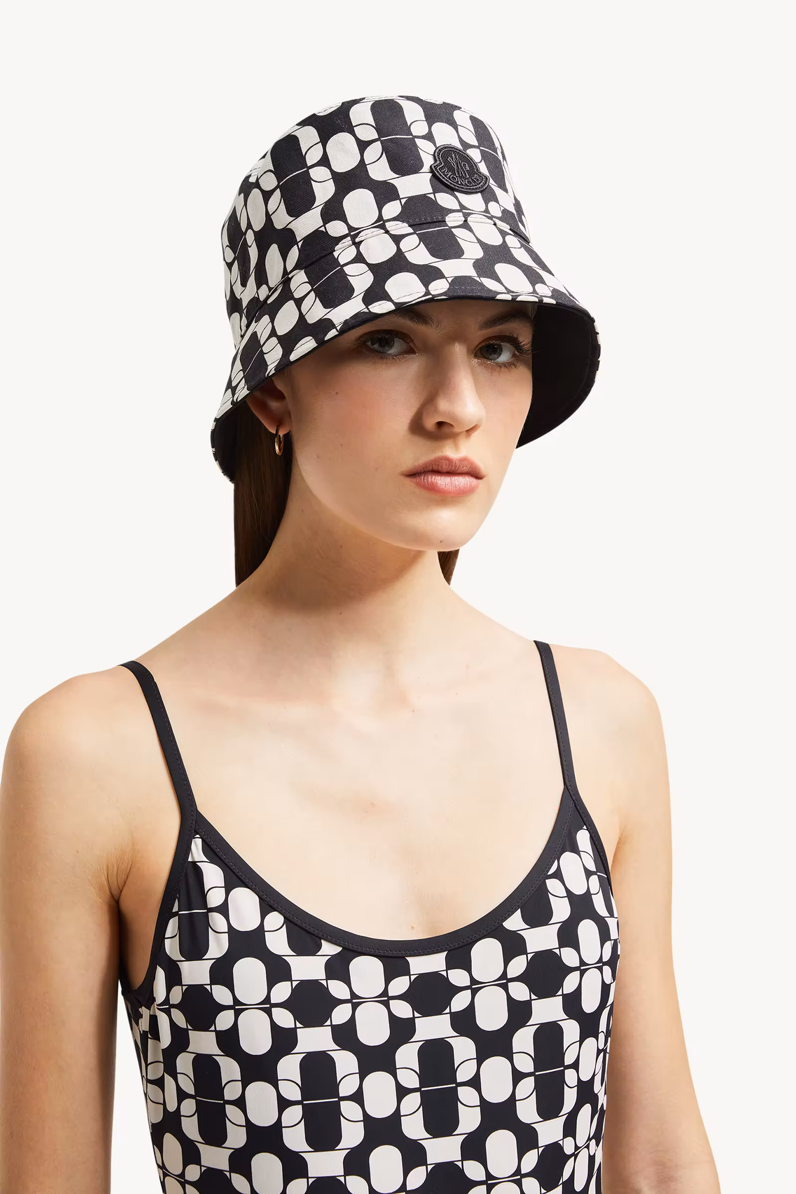 Geometric Print Swimsuit