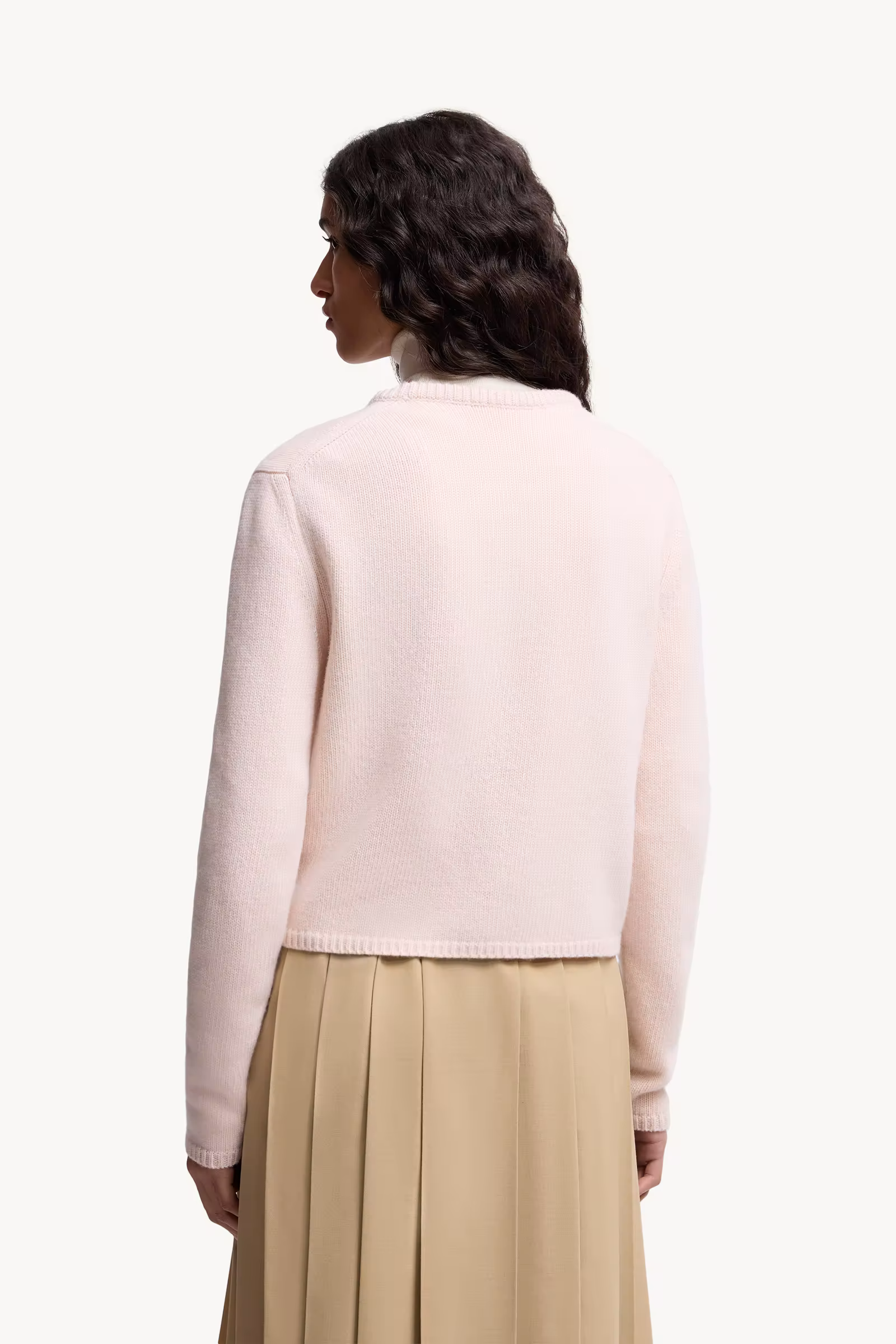 Embroidered Logo Wool & Cashmere Sweater
