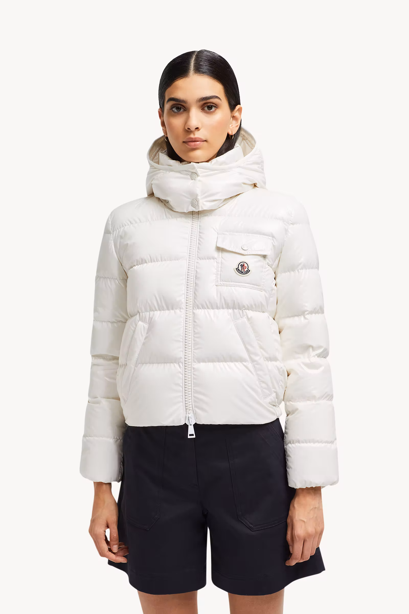 Andro Hooded Short Down Jacket