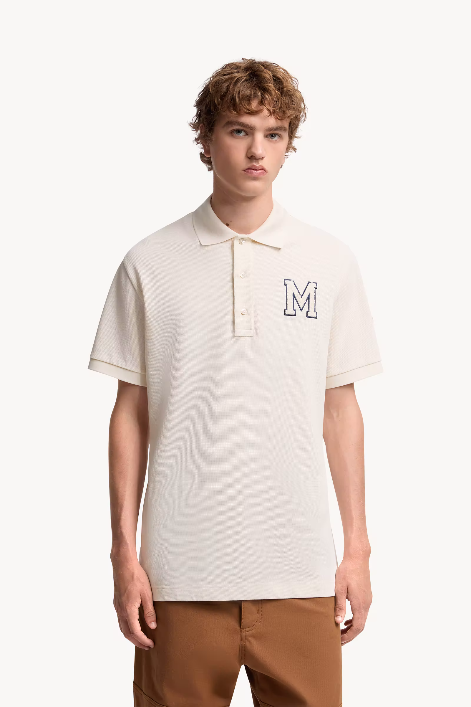 Monogram Cotton Piquet Polo Shirt