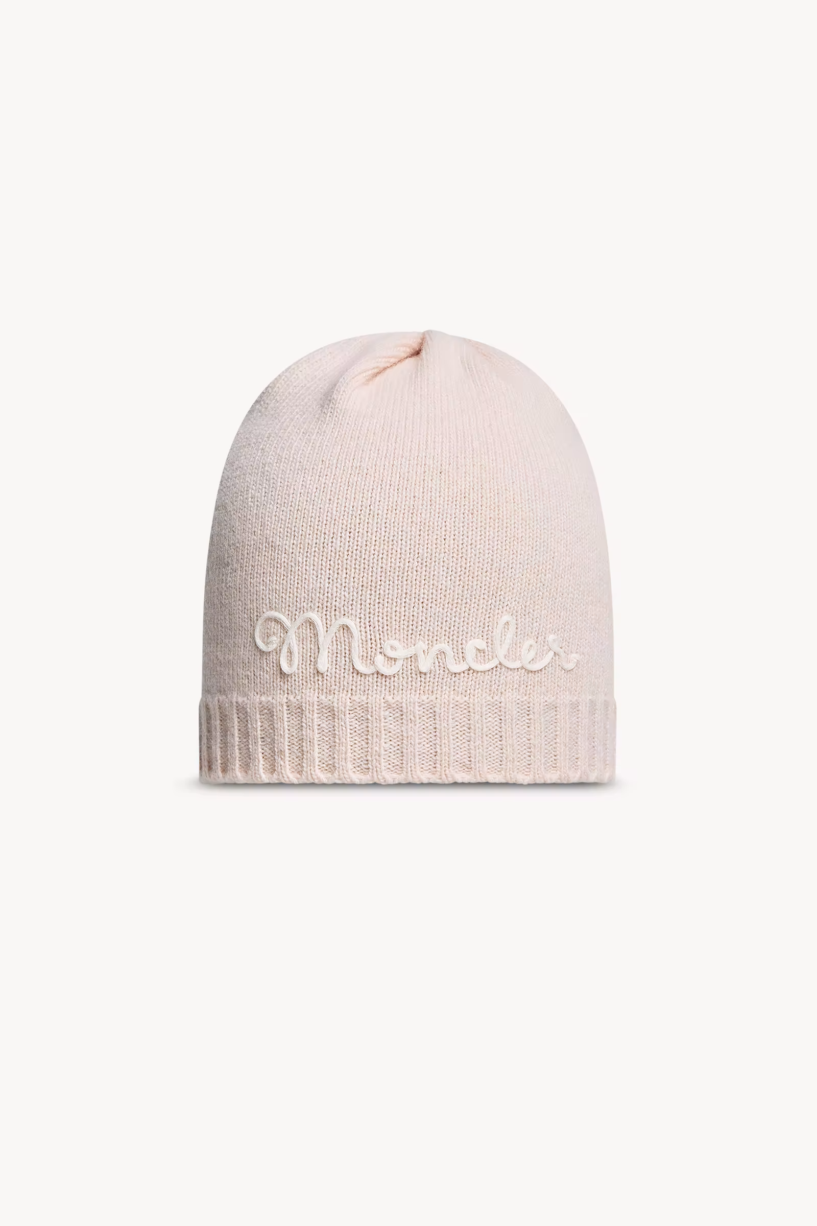 Embroidered Logo Wool & Cashmere Beanie