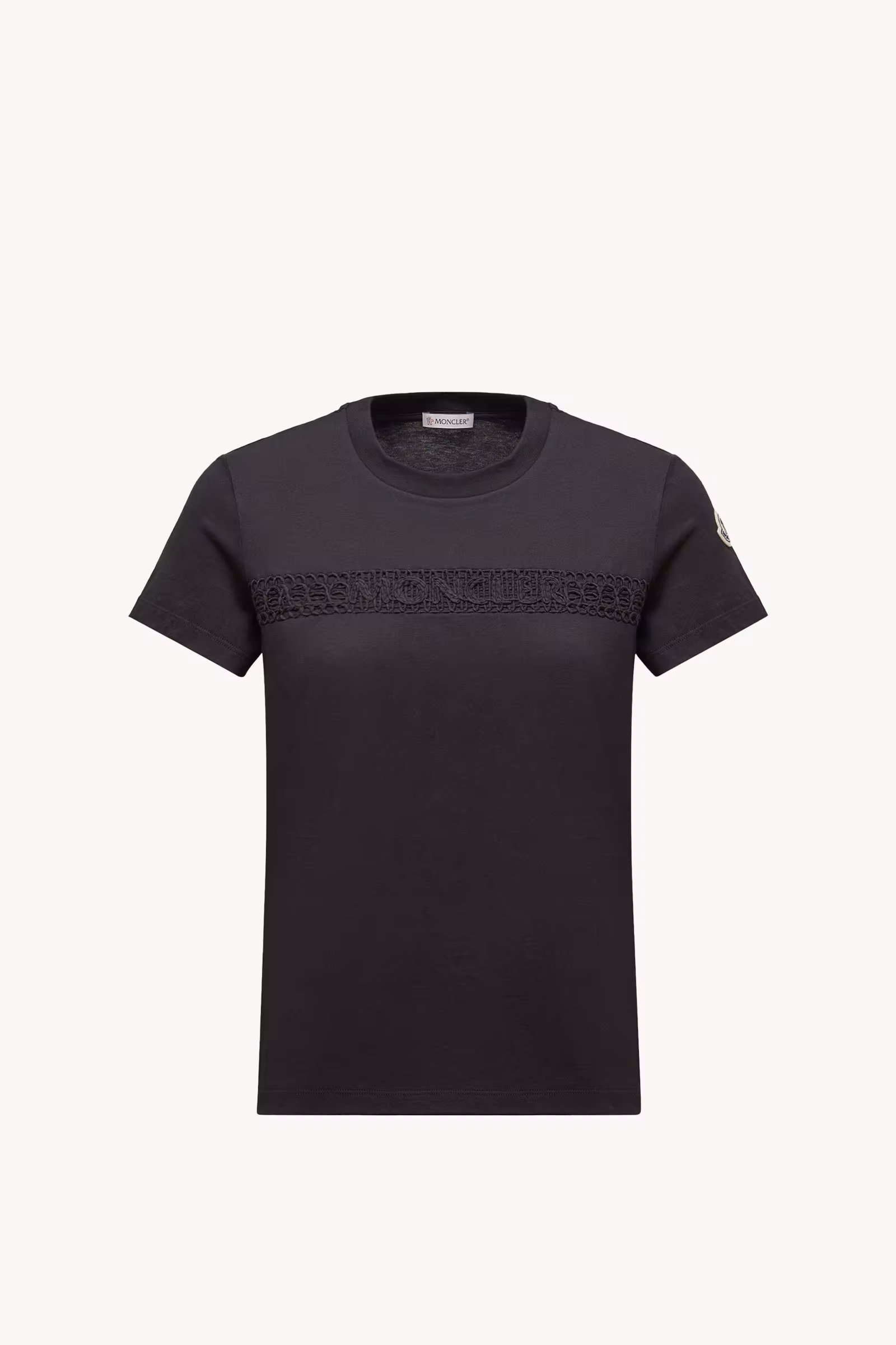 Embroidered Logo Cotton T-Shirt