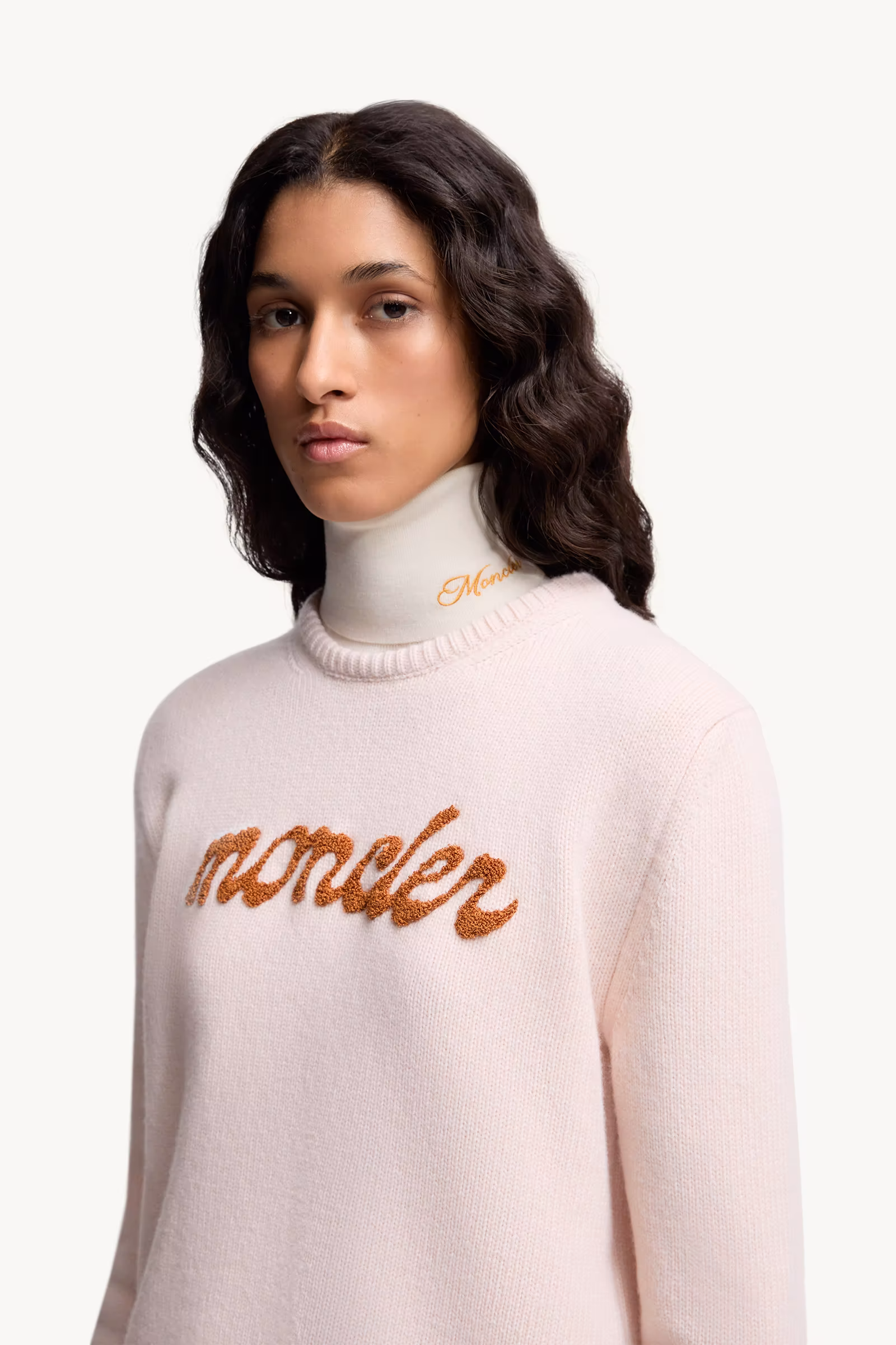 Embroidered Logo Wool & Cashmere Sweater