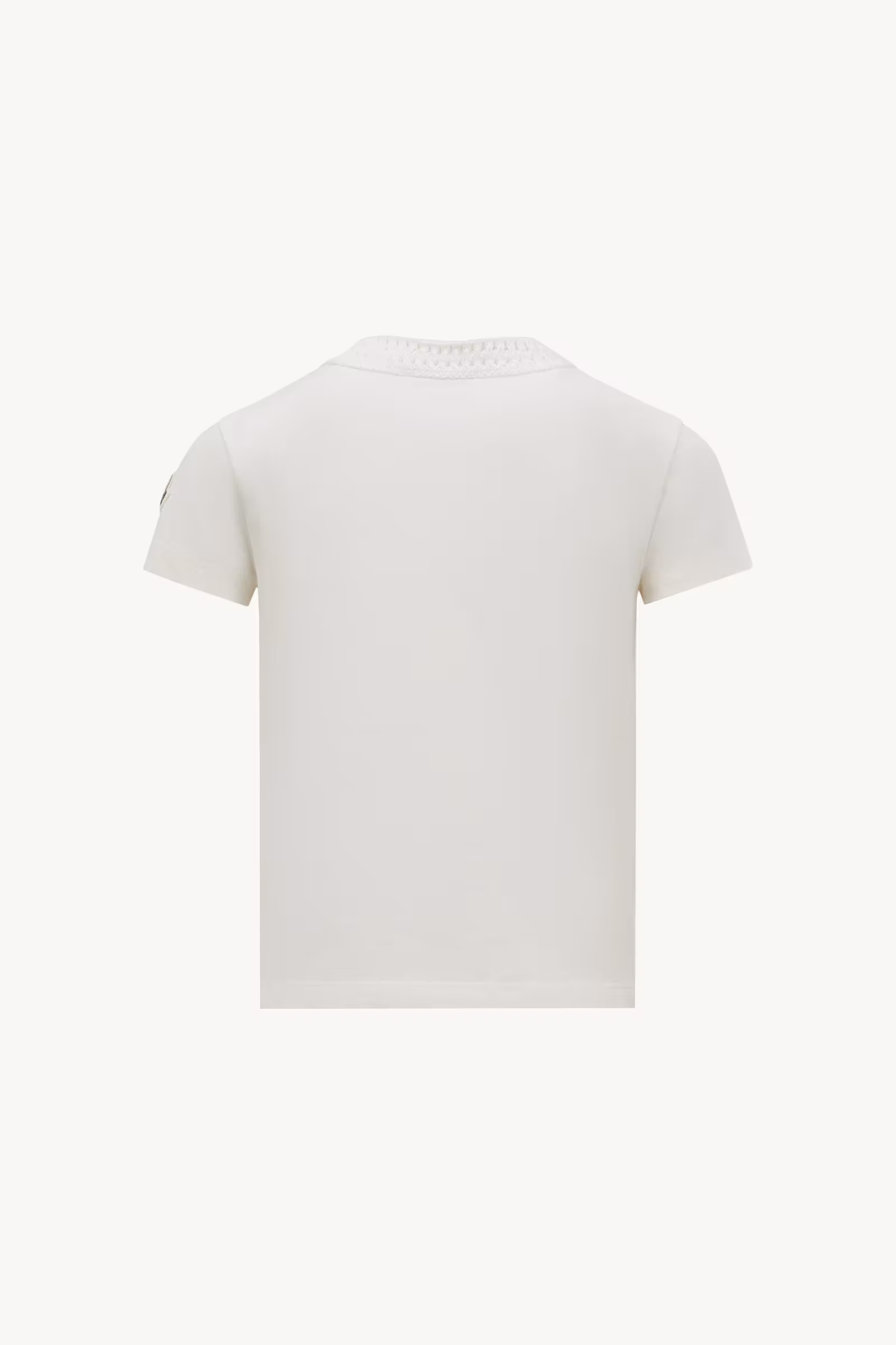 Crochet Accent Cotton T-Shirt