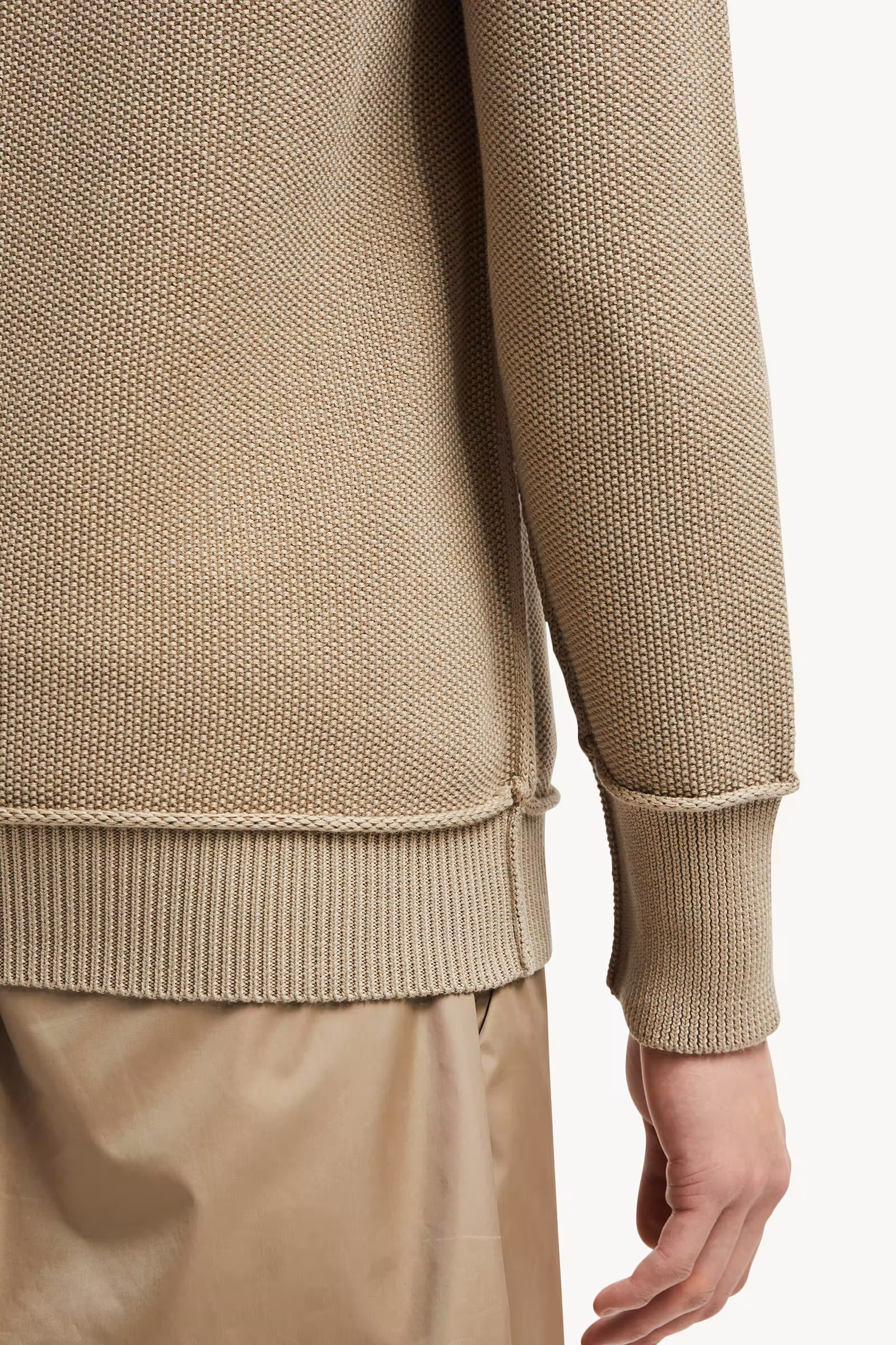 Textured Cotton Sweater