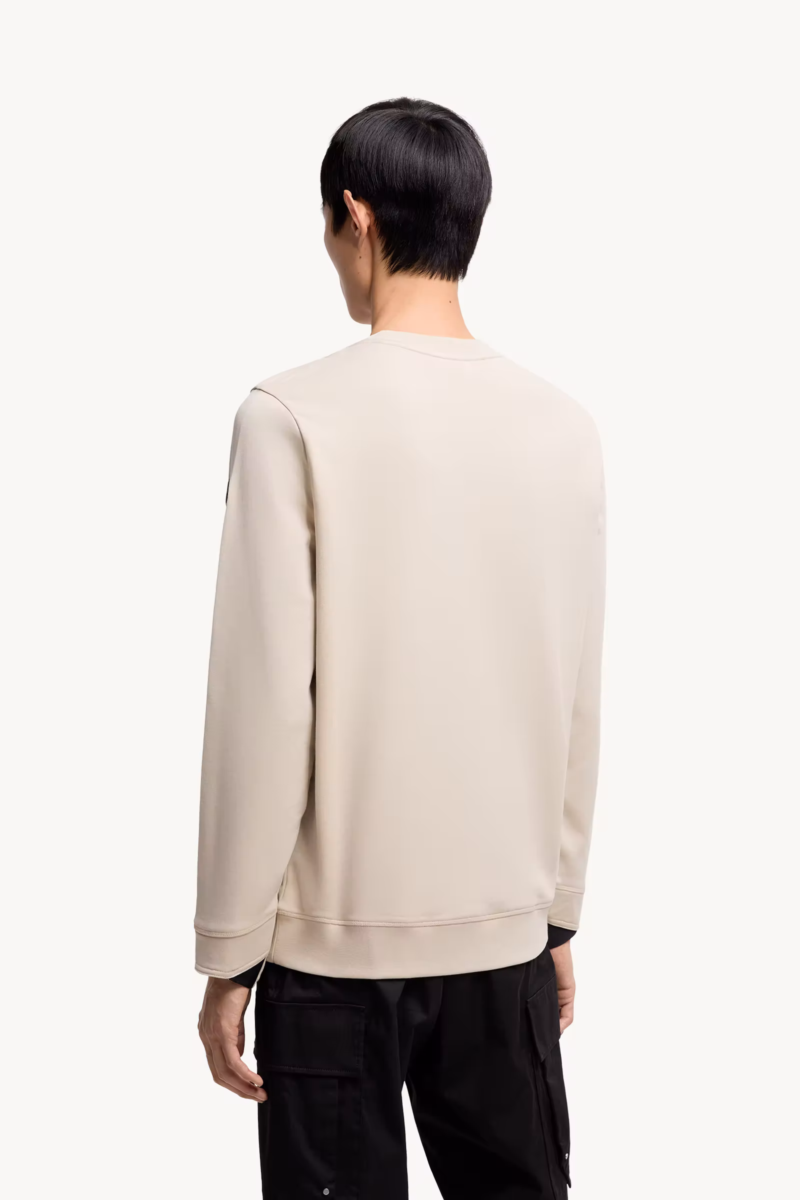 Logo Patch Cotton Sweatshirt