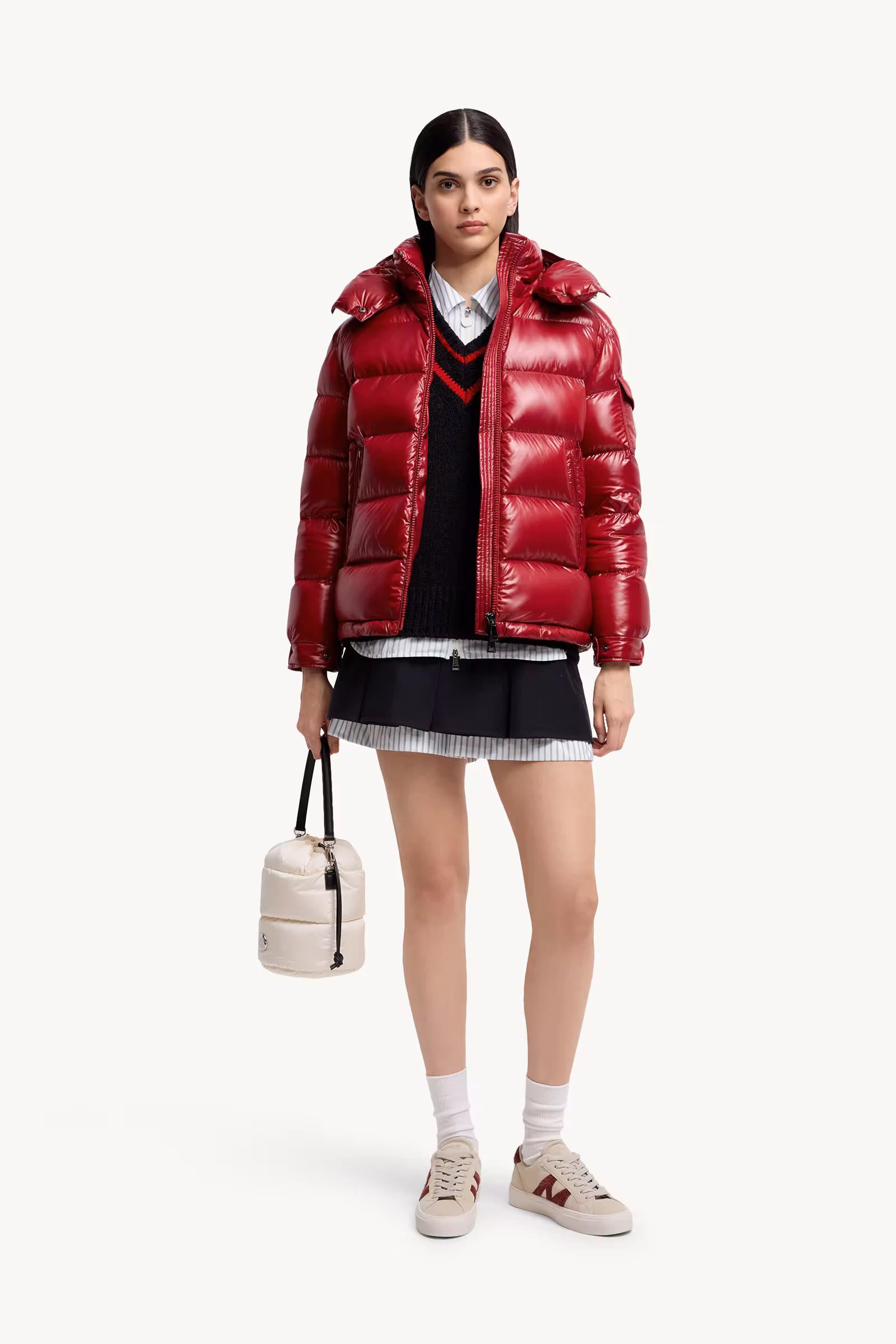 Maire Hooded Short Down Jacket