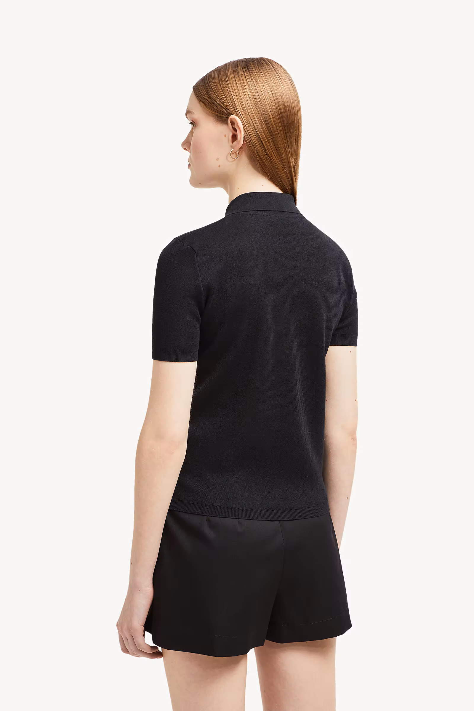 Embroidered Logo Cotton Polo Shirt
