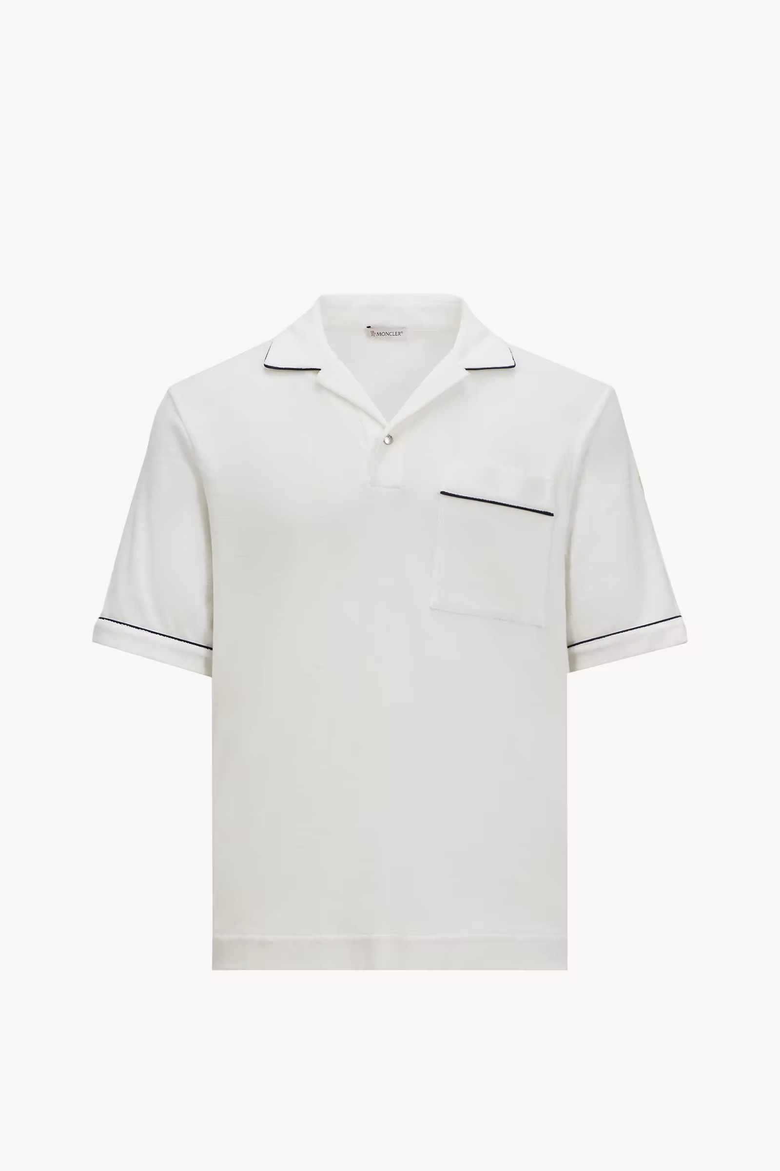 Cotton Terry Cloth Polo Shirt