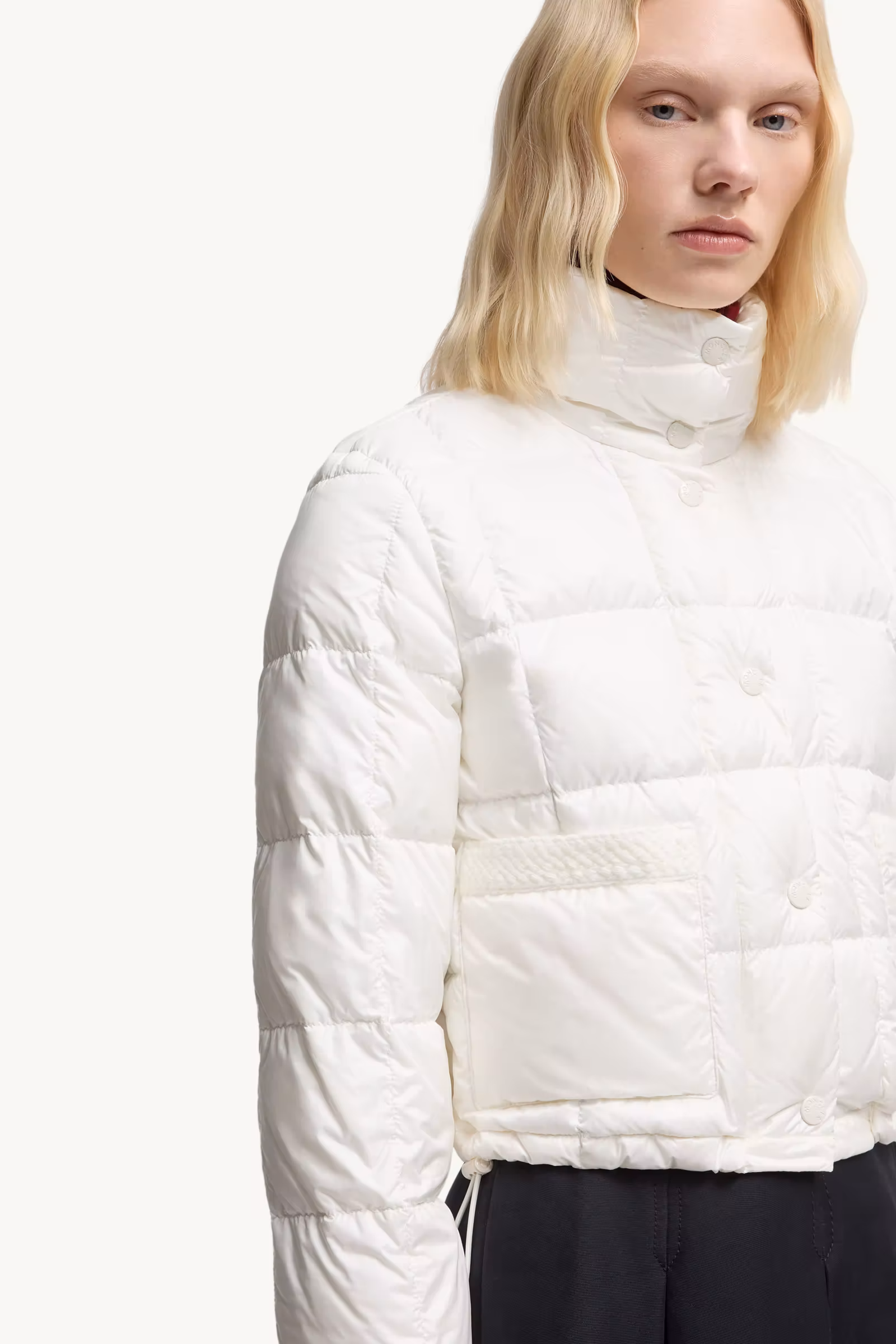 Jarcieu Braided Trim Short Down Jacket