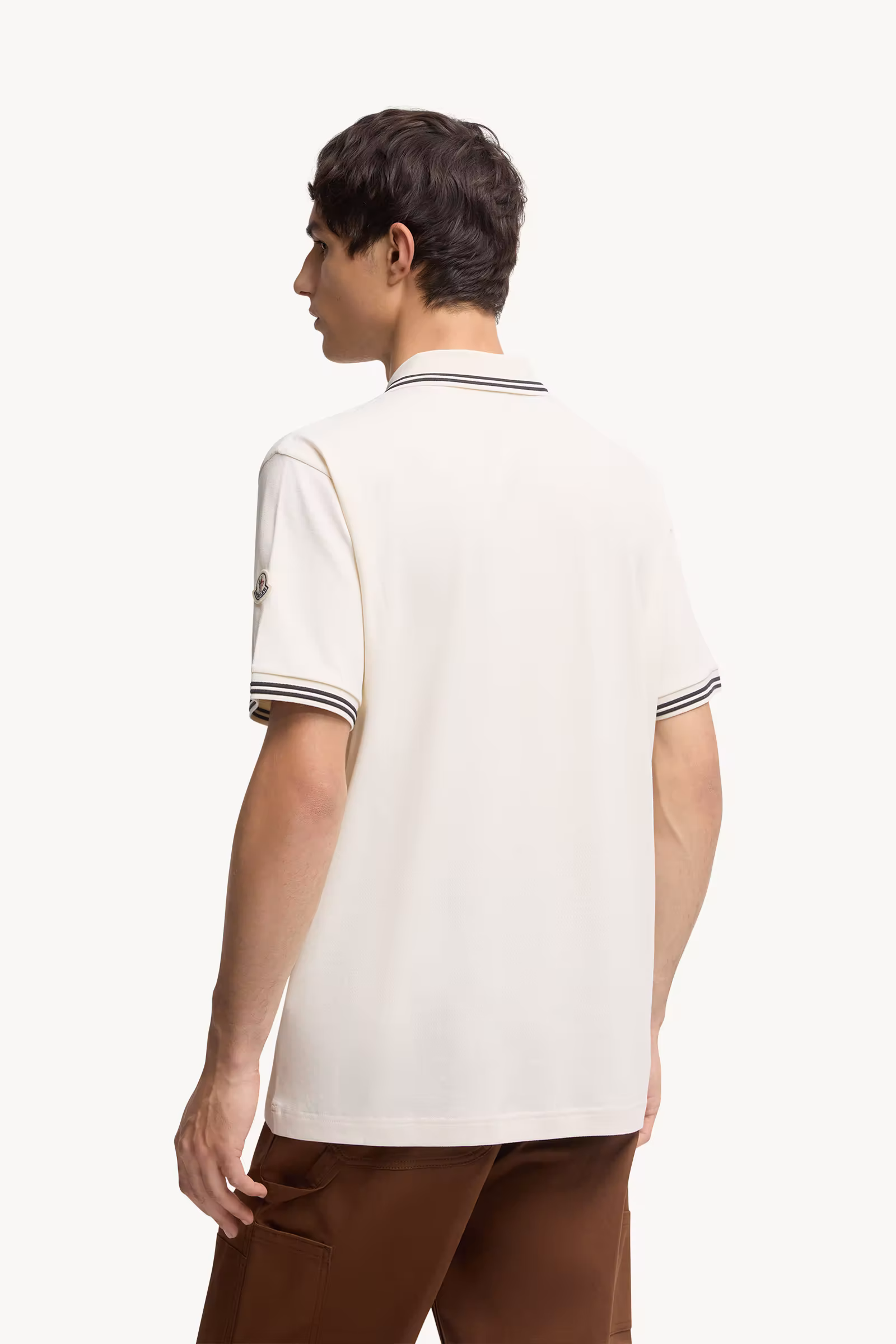 Embroidered Logo Cotton Piquet Polo Shirt