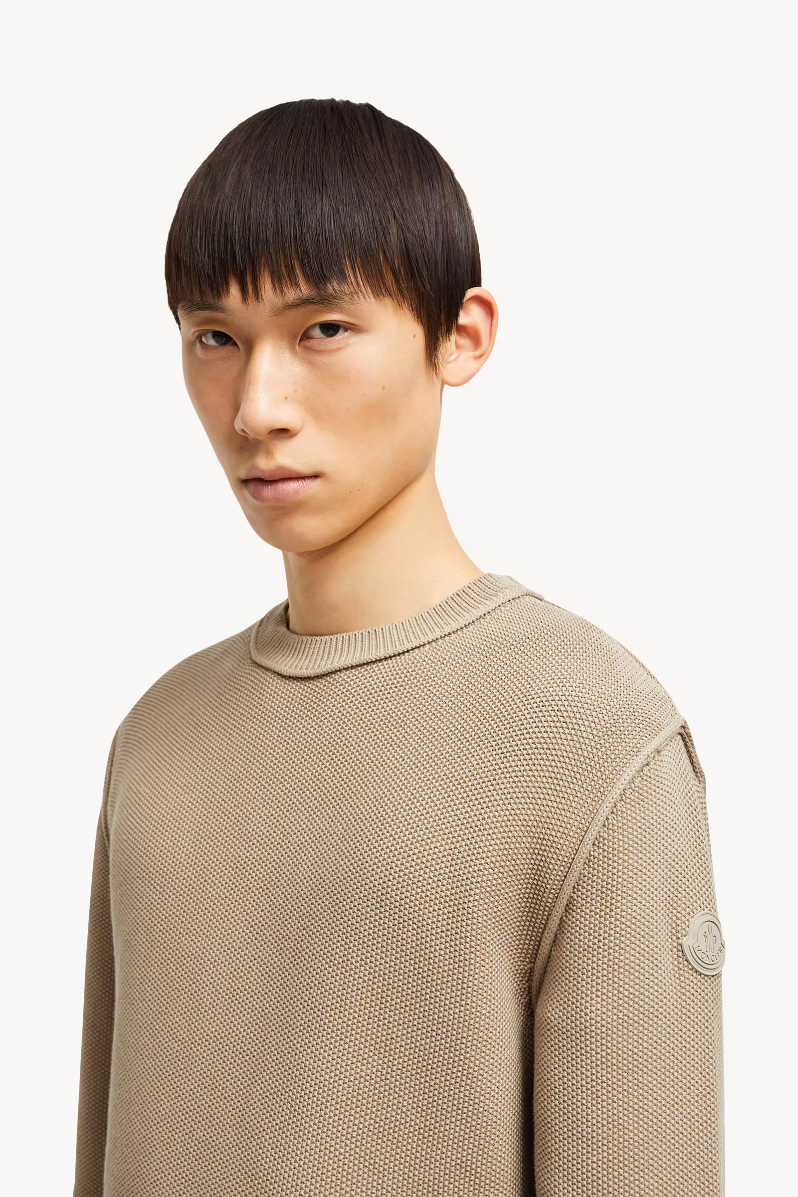 Textured Cotton Sweater