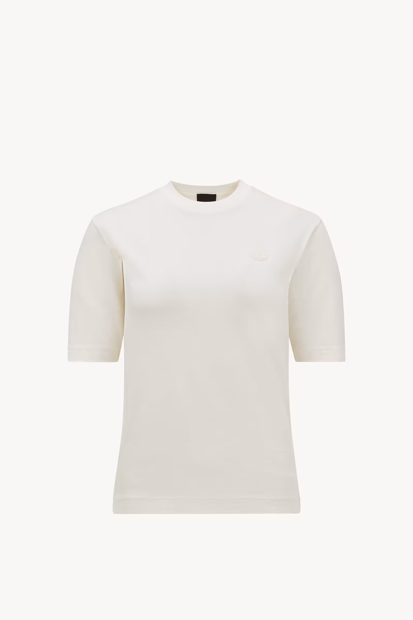 Silicone Logo Patch Cotton T-Shirt