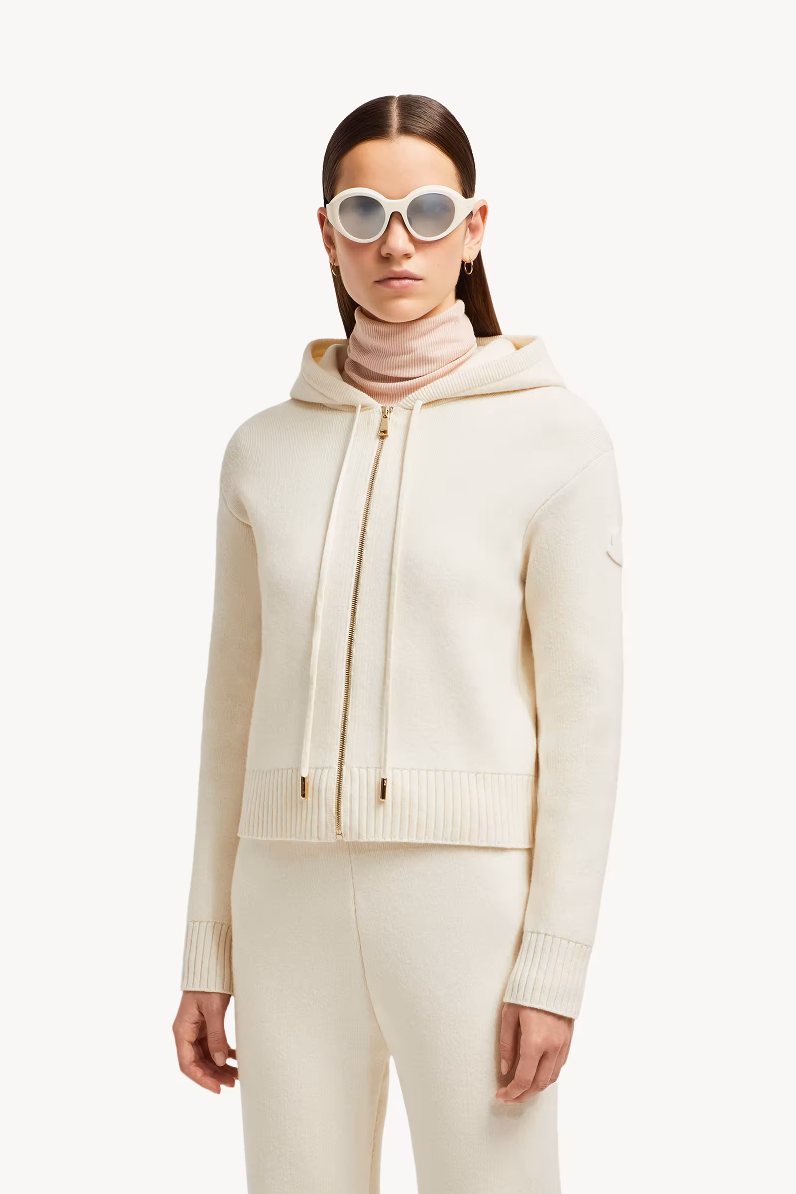 Wool & Cashmere Zip-Up Hoodie