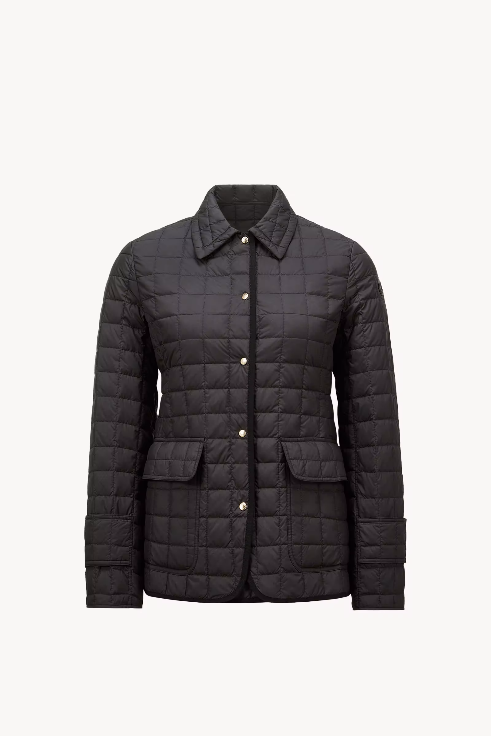 Epinal Square-Quilted Down Shirt Jacket