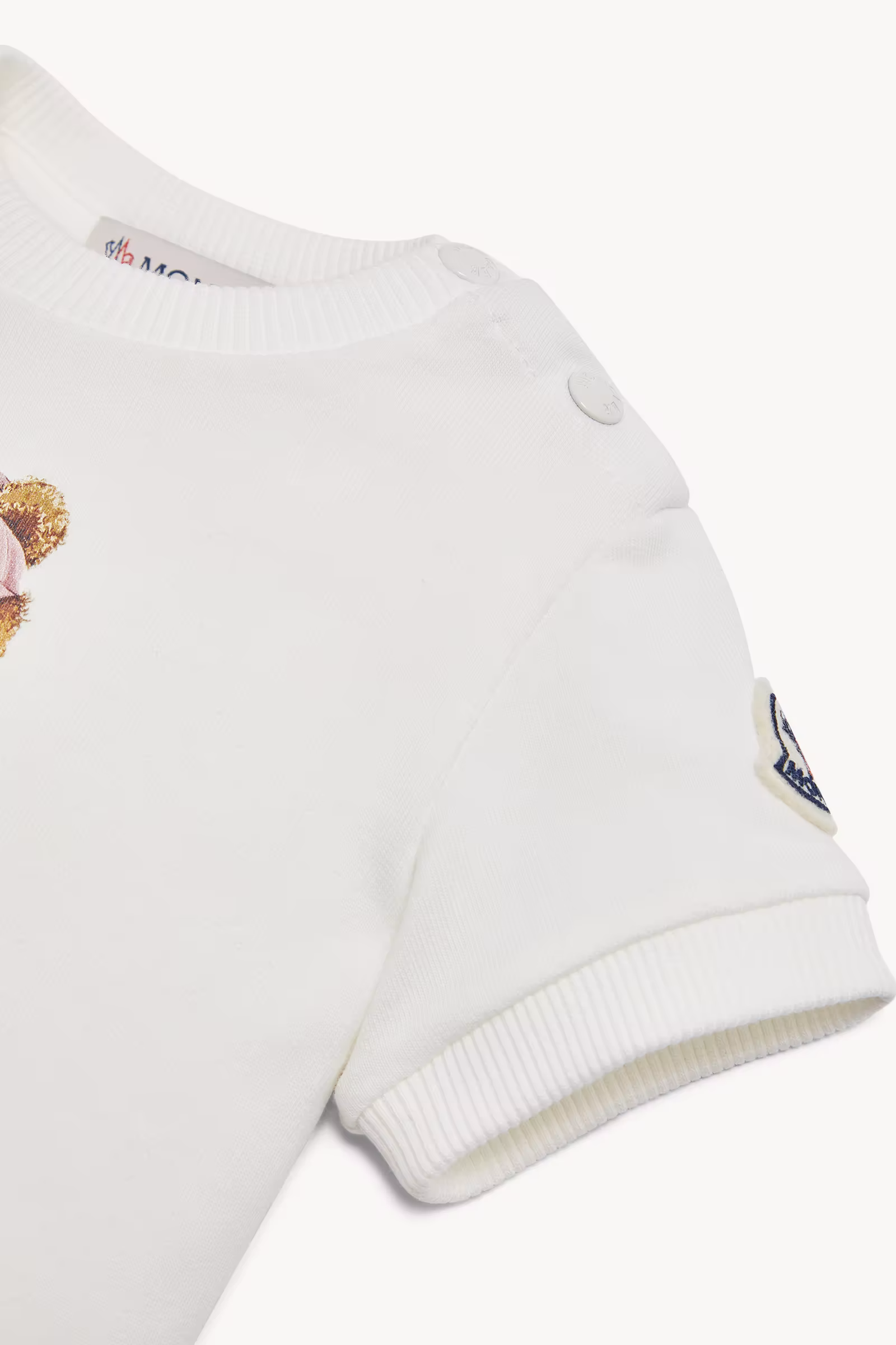 Teddy Bear Motif Cotton Dress