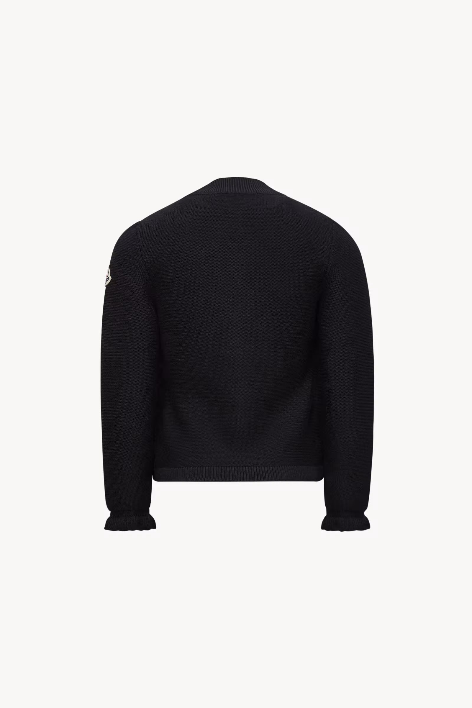 Padded Wool Zip-Up Cardigan