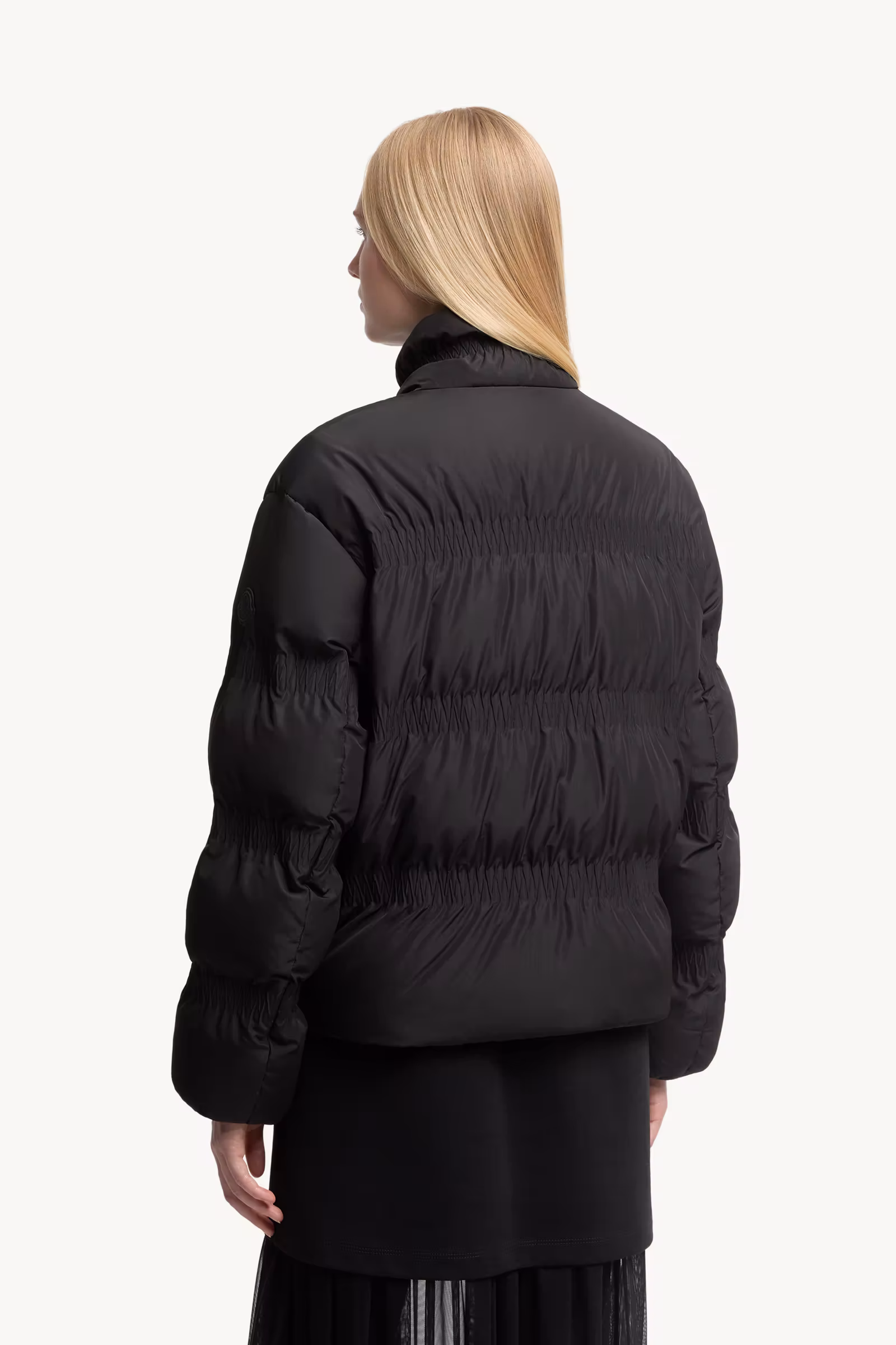 Ravignan Gather-Quilted Short Down Jacket
