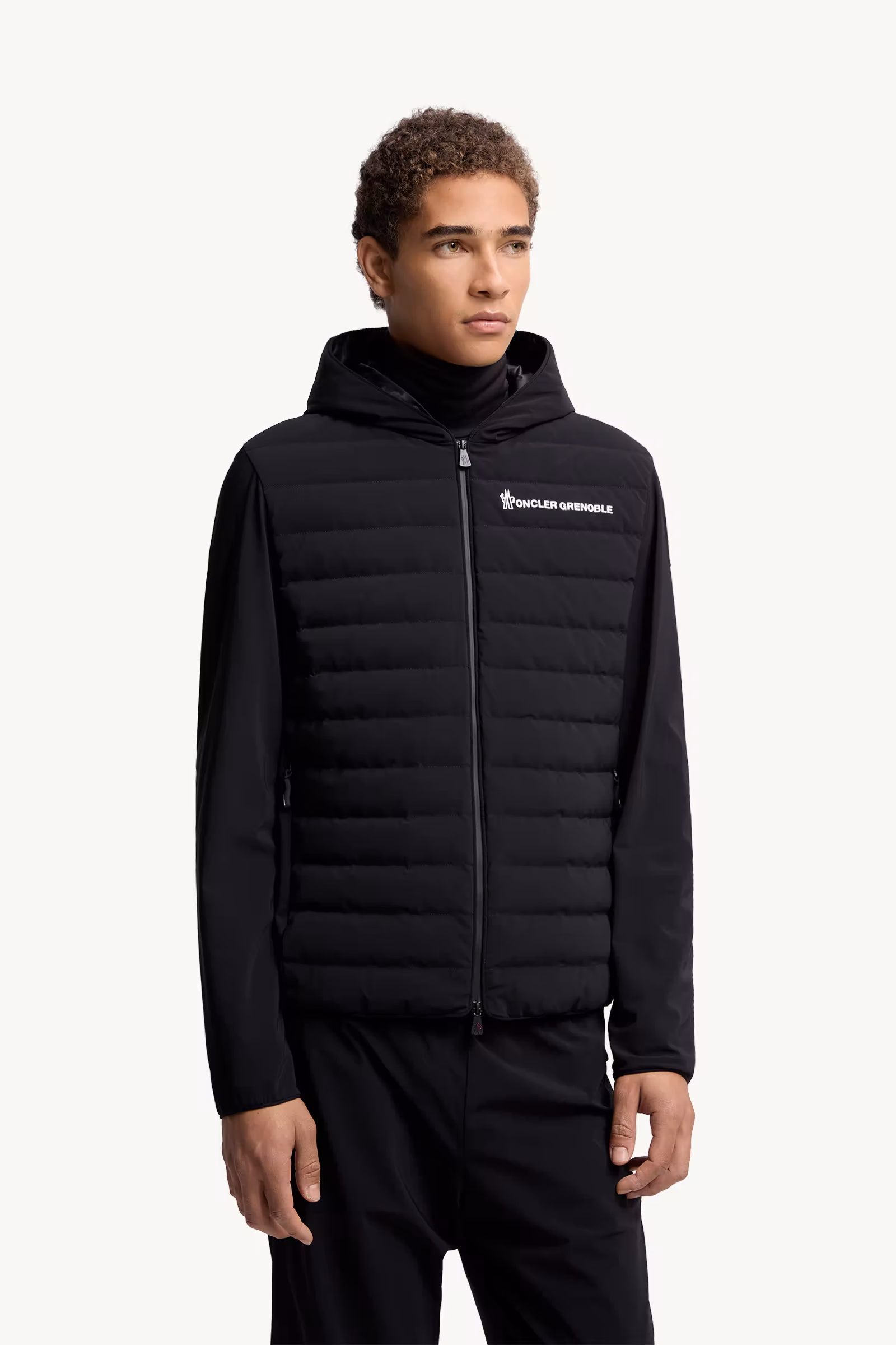 Padded Zip-Up Sweatshirt