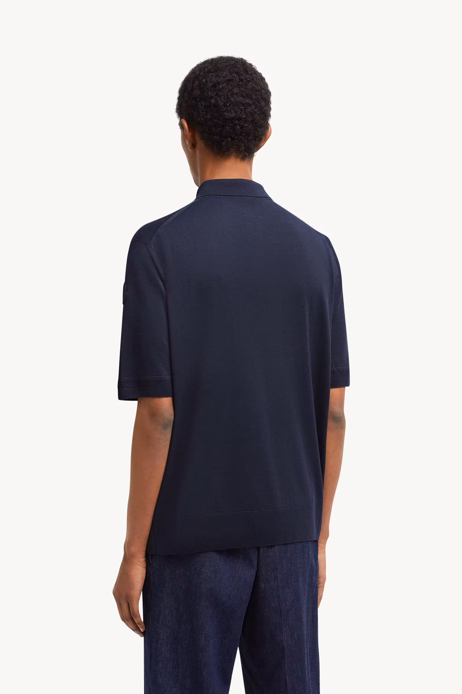 Silk & Linen Knit Polo Shirt