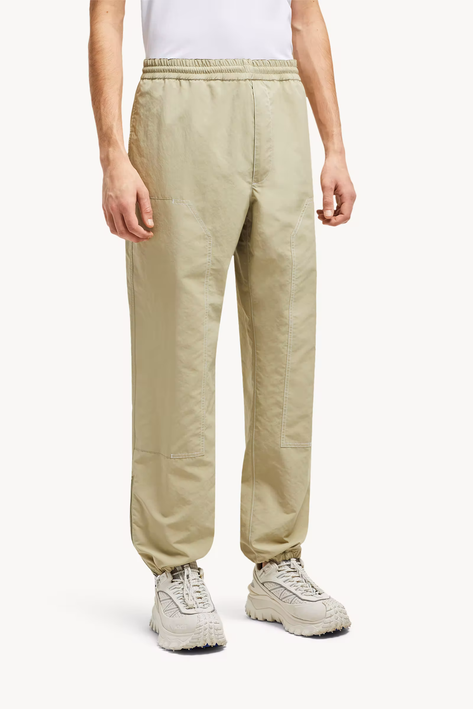 Embroidered Logo Patch Jogging Pants