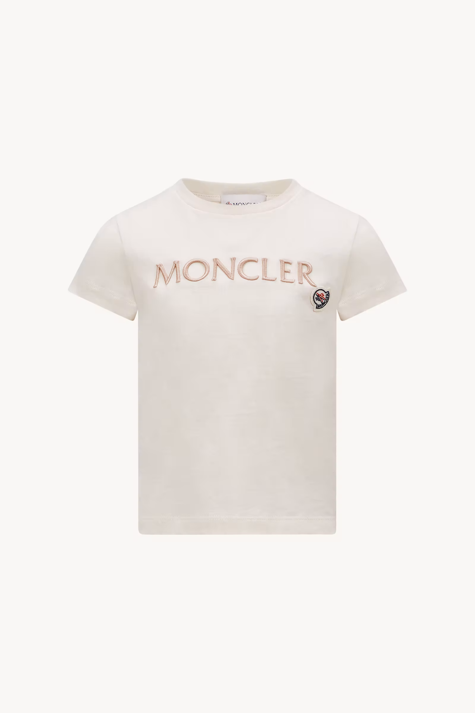 Embroidered Logo Cotton T-Shirt