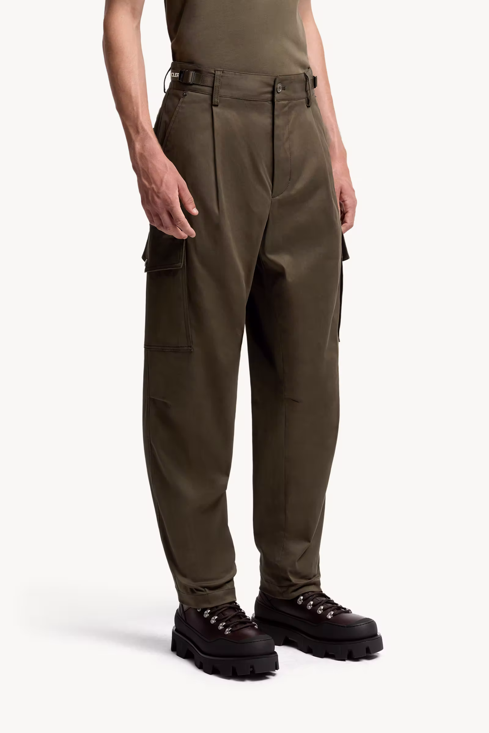 Cotton Gabardine Cargo Pants