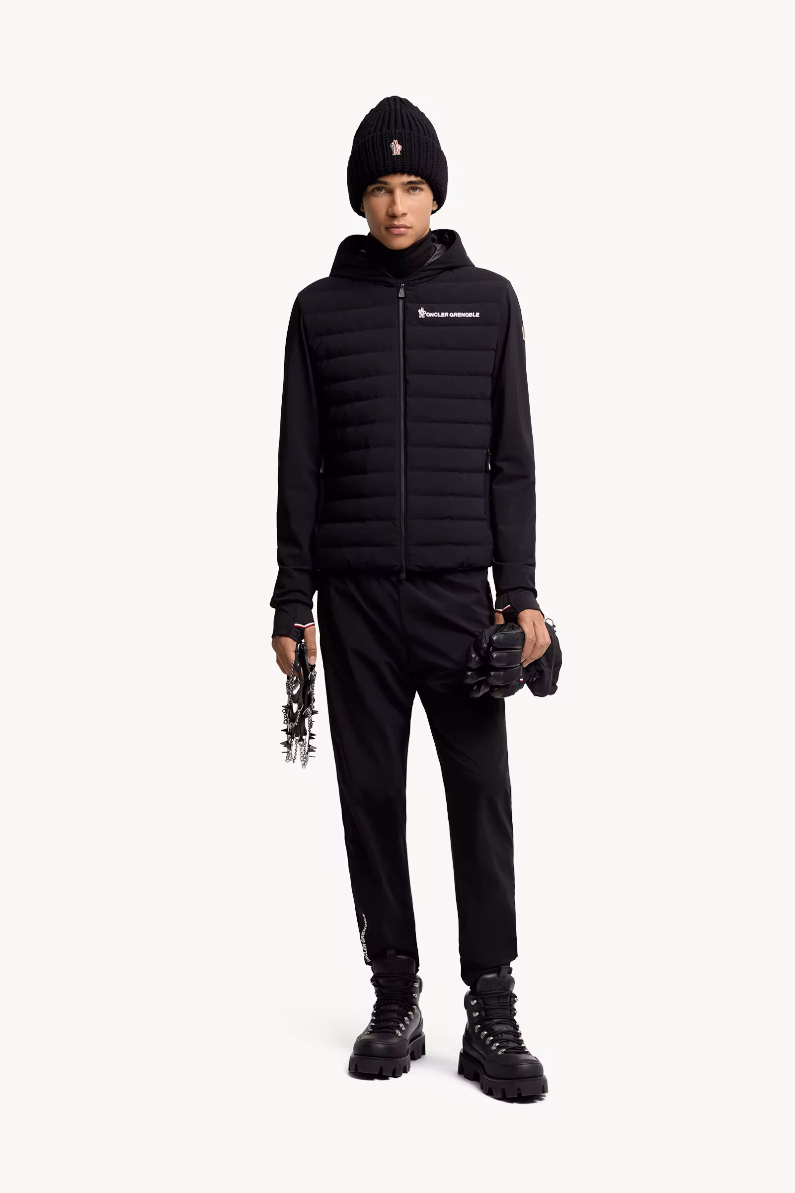 Padded Zip-Up Sweatshirt